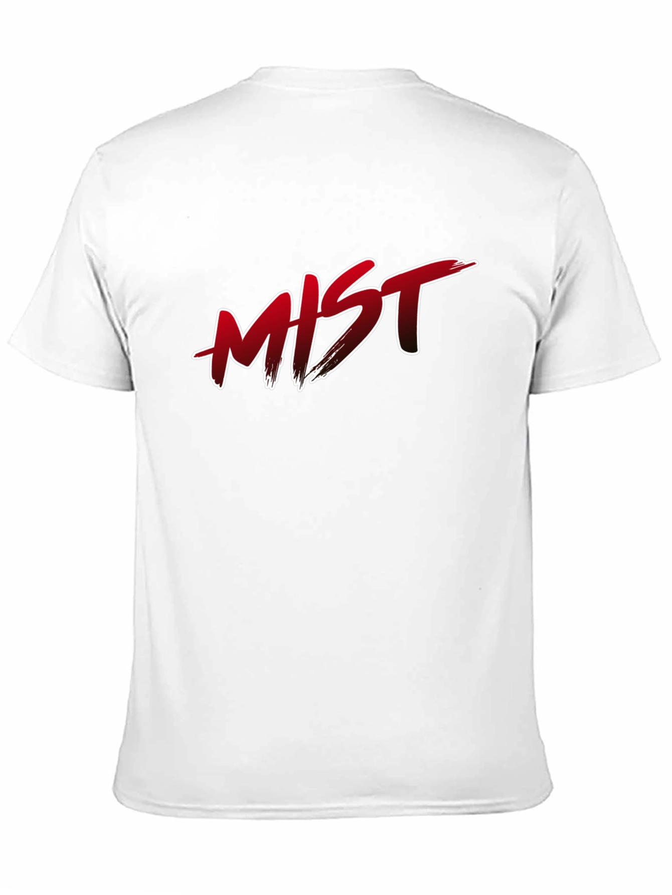 MIST Graphic Print Black T-Shirt