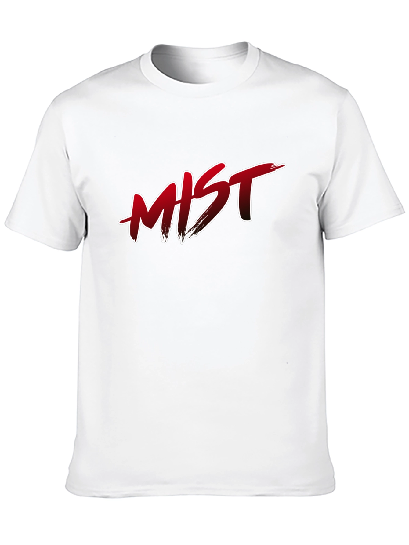 MIST Graphic Print Black T-Shirt