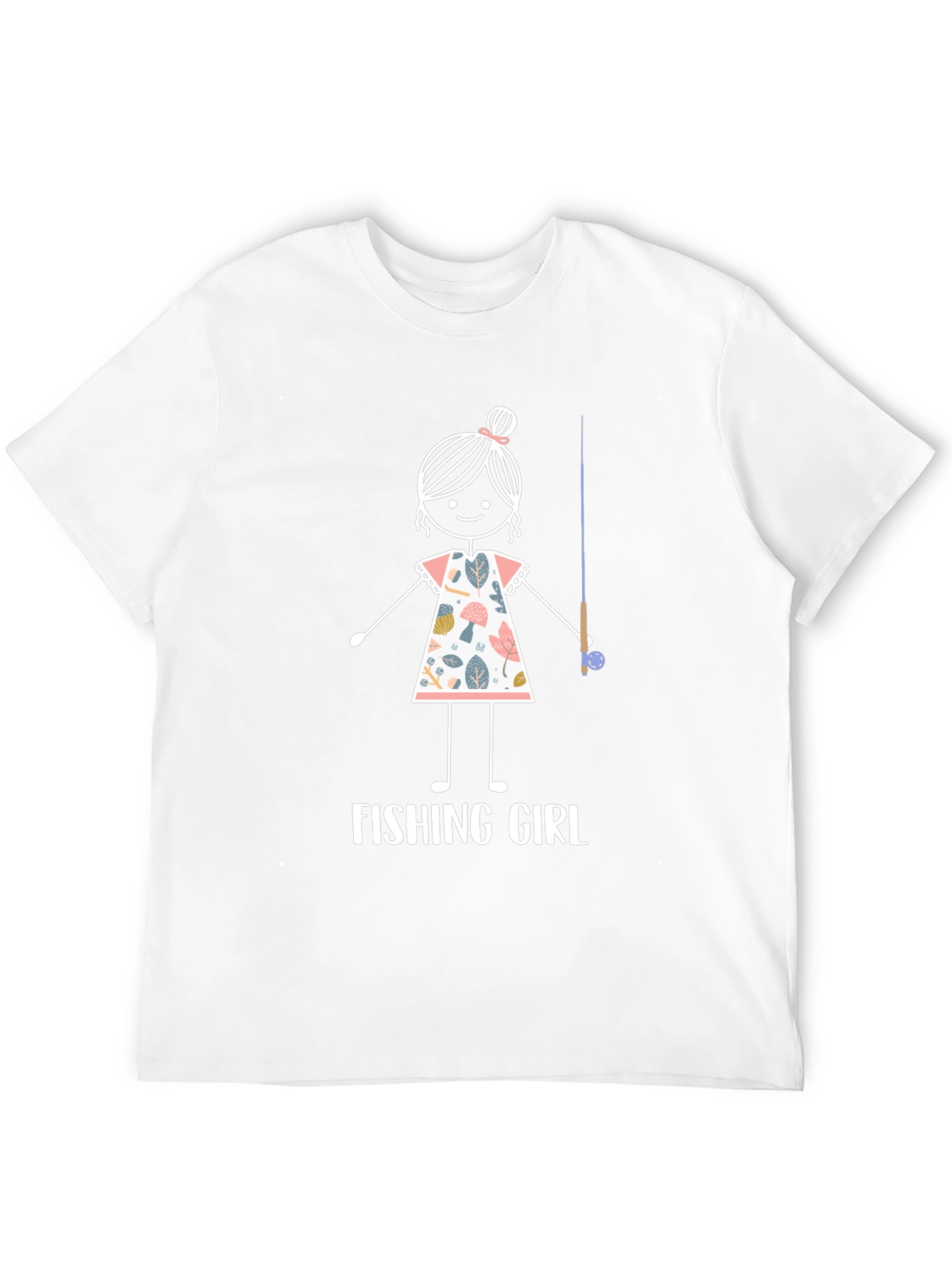 Fishing Girl T-Shirt - Cute Angler Tee