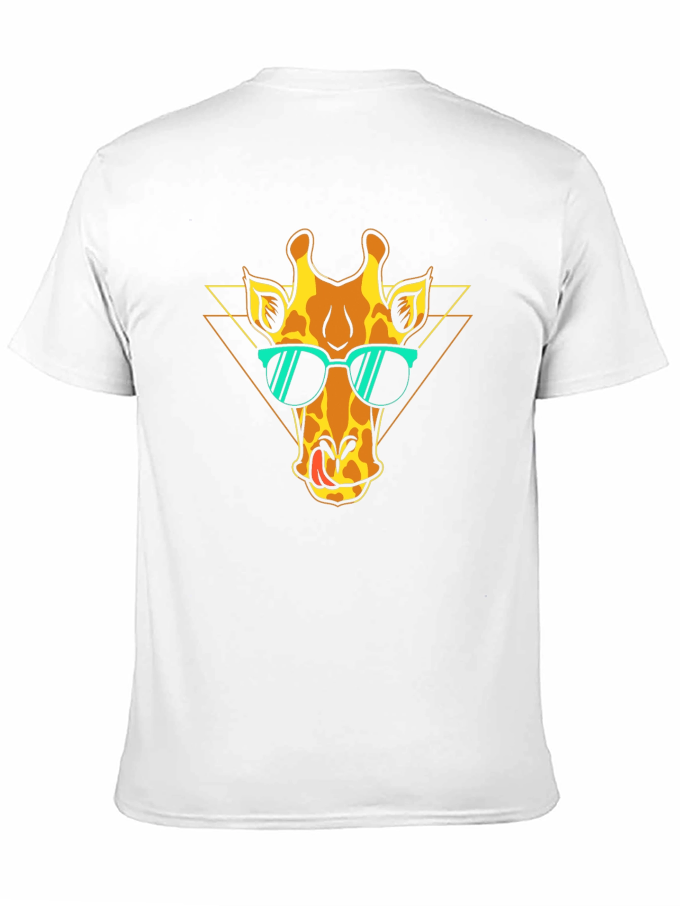 Cool Giraffe Graphic Tee - Black T-Shirt