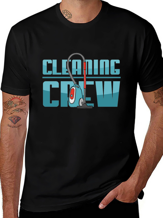 Cleaning Crew T-Shirt Funny Janitor Tee