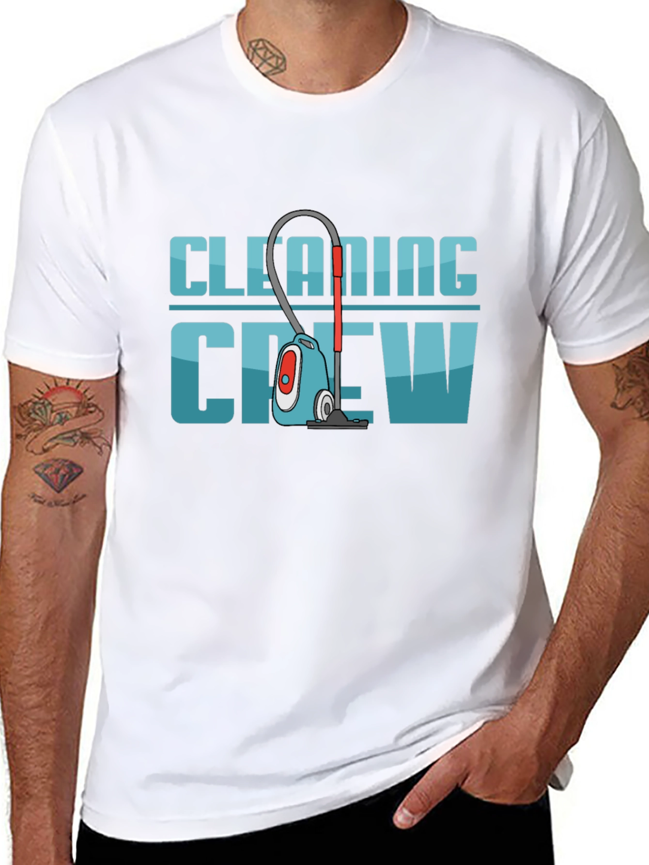 Cleaning Crew T-Shirt Funny Janitor Tee