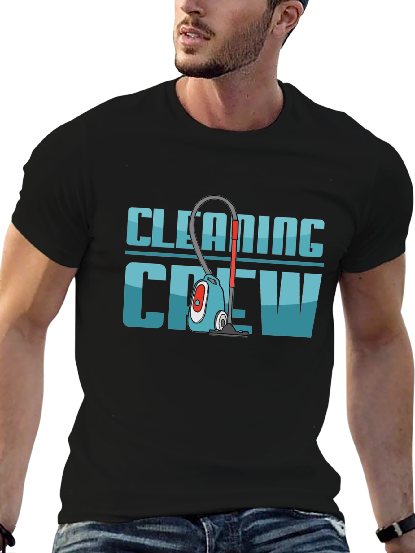 Cleaning Crew T-Shirt Funny Janitor Tee