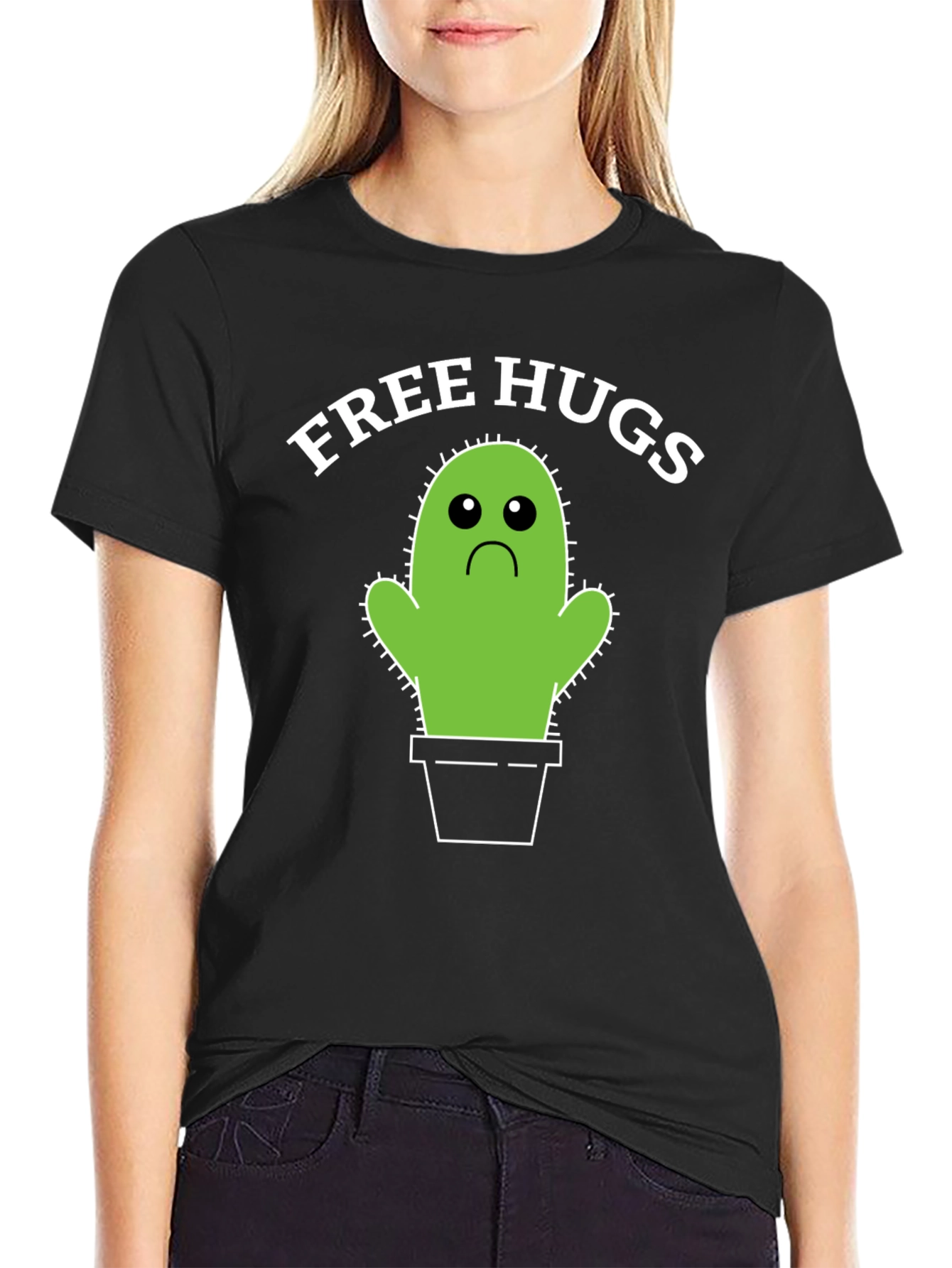 Free Hugs Cactus T-Shirt