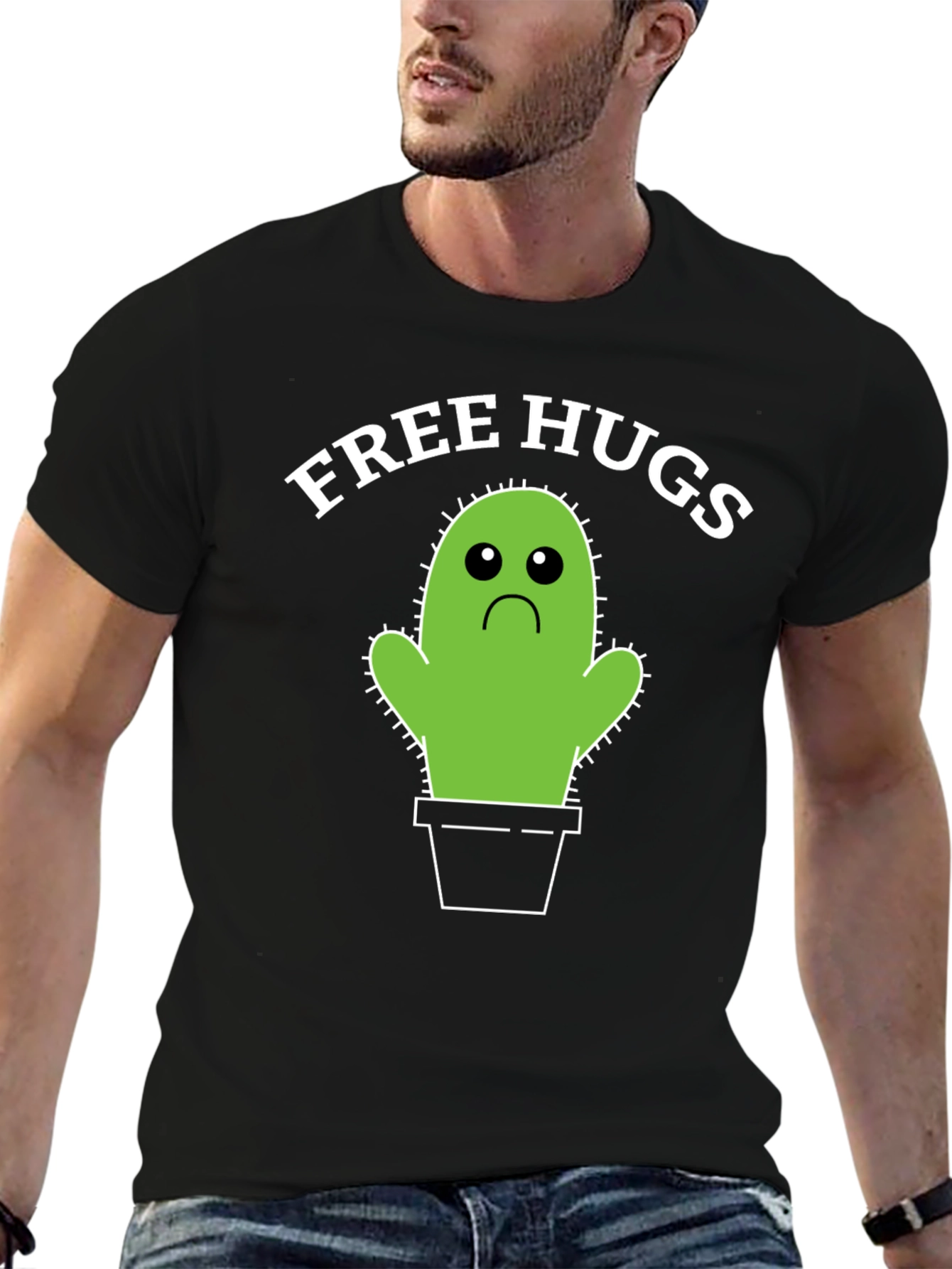 Free Hugs Cactus T-Shirt