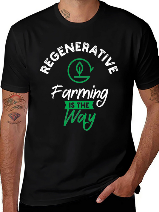 Regenerative Farming T-Shirt - Eco-Friendly Cotton Tee