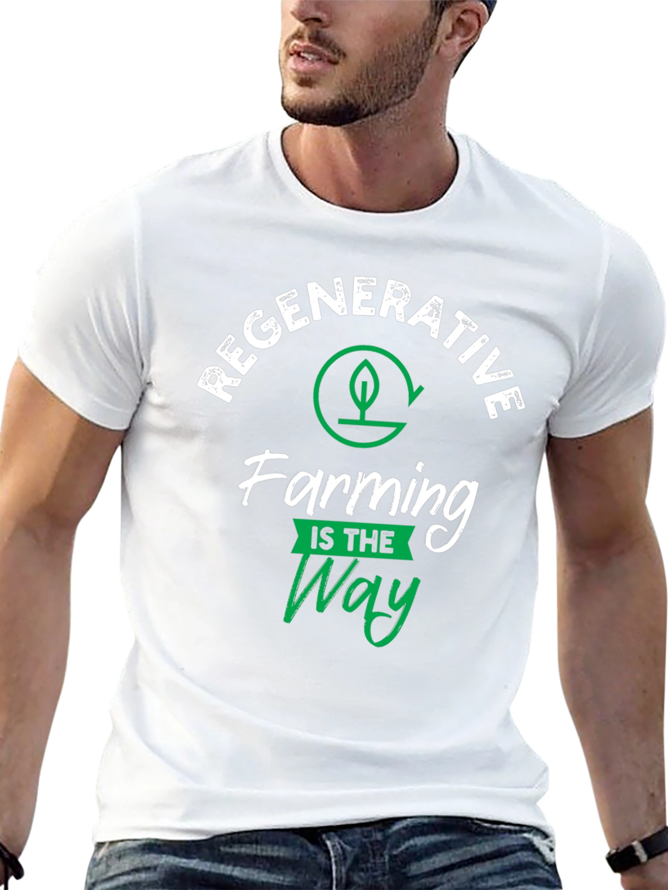 Regenerative Farming T-Shirt - Eco-Friendly Cotton Tee