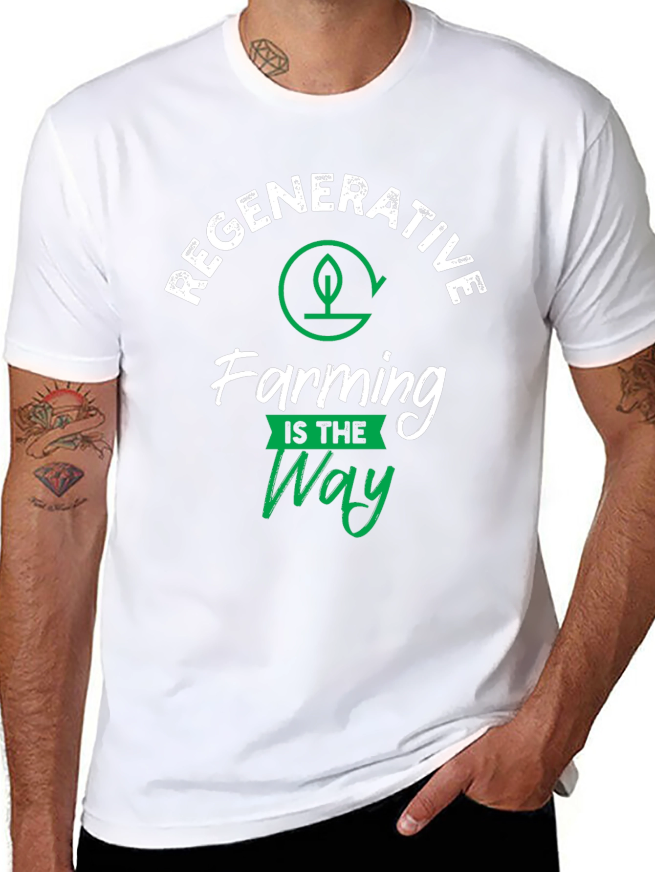 Regenerative Farming T-Shirt - Eco-Friendly Cotton Tee
