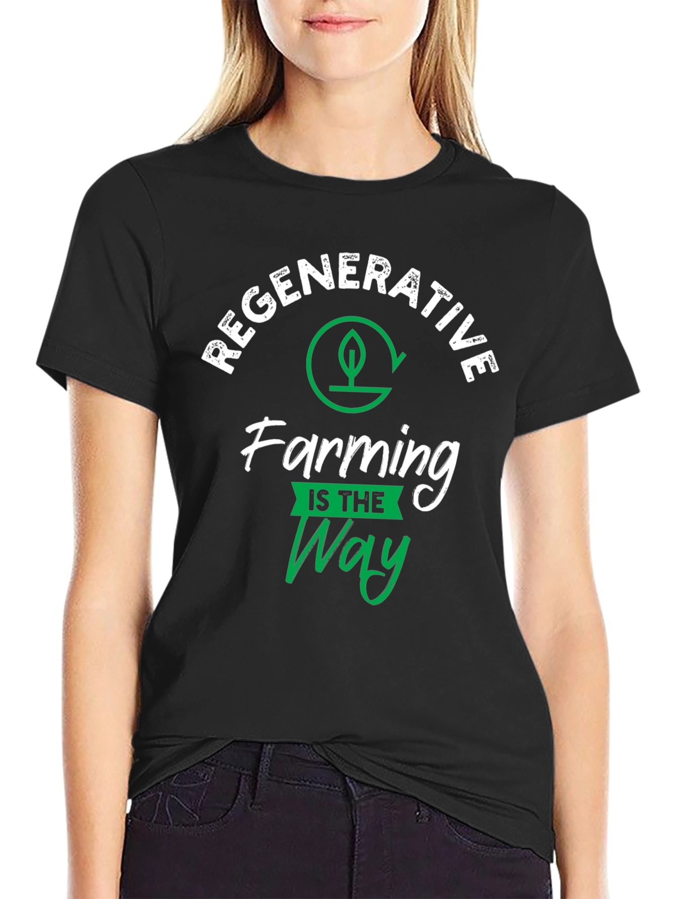 Regenerative Farming T-Shirt - Eco-Friendly Cotton Tee