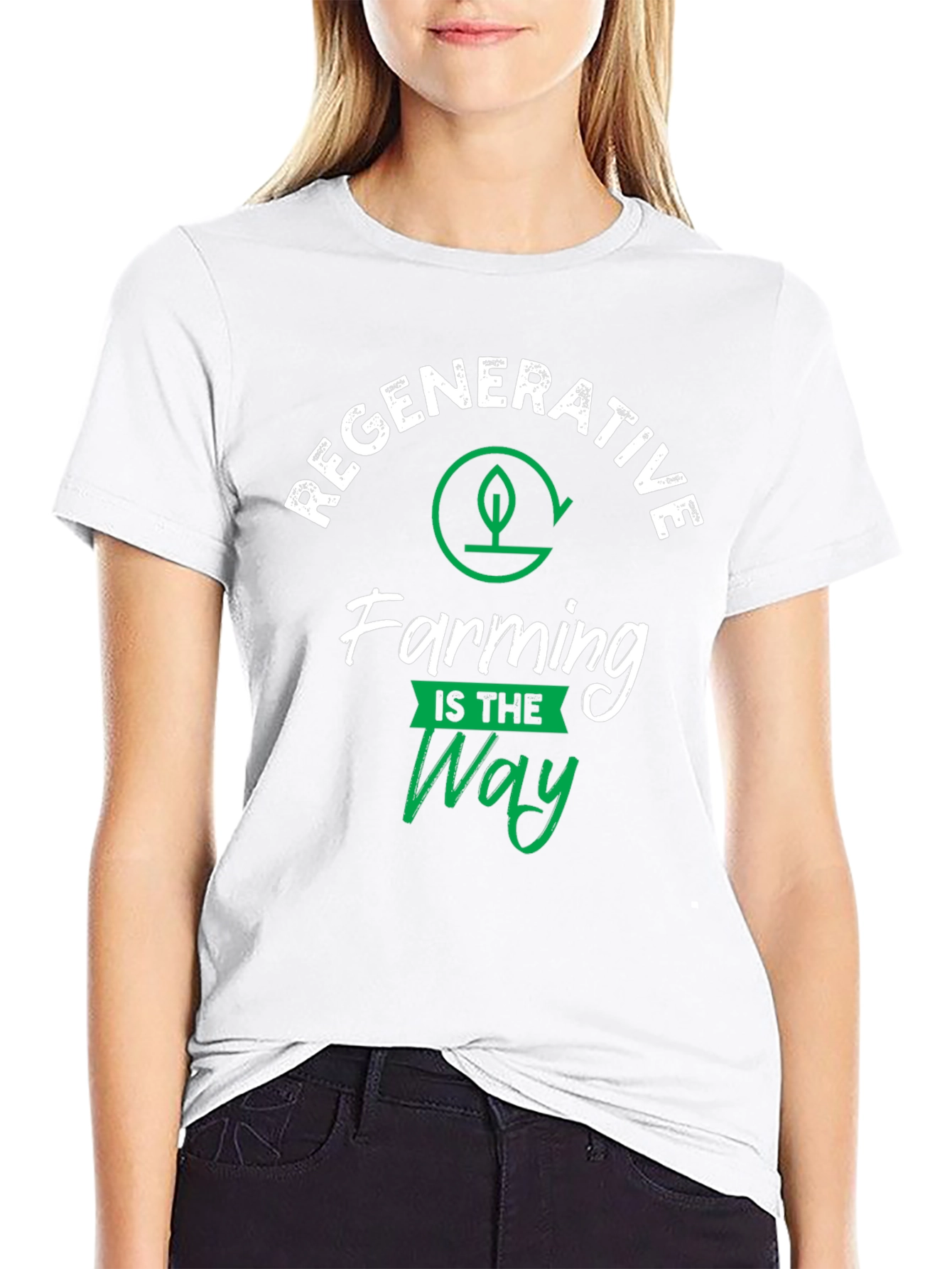 Regenerative Farming T-Shirt - Eco-Friendly Cotton Tee