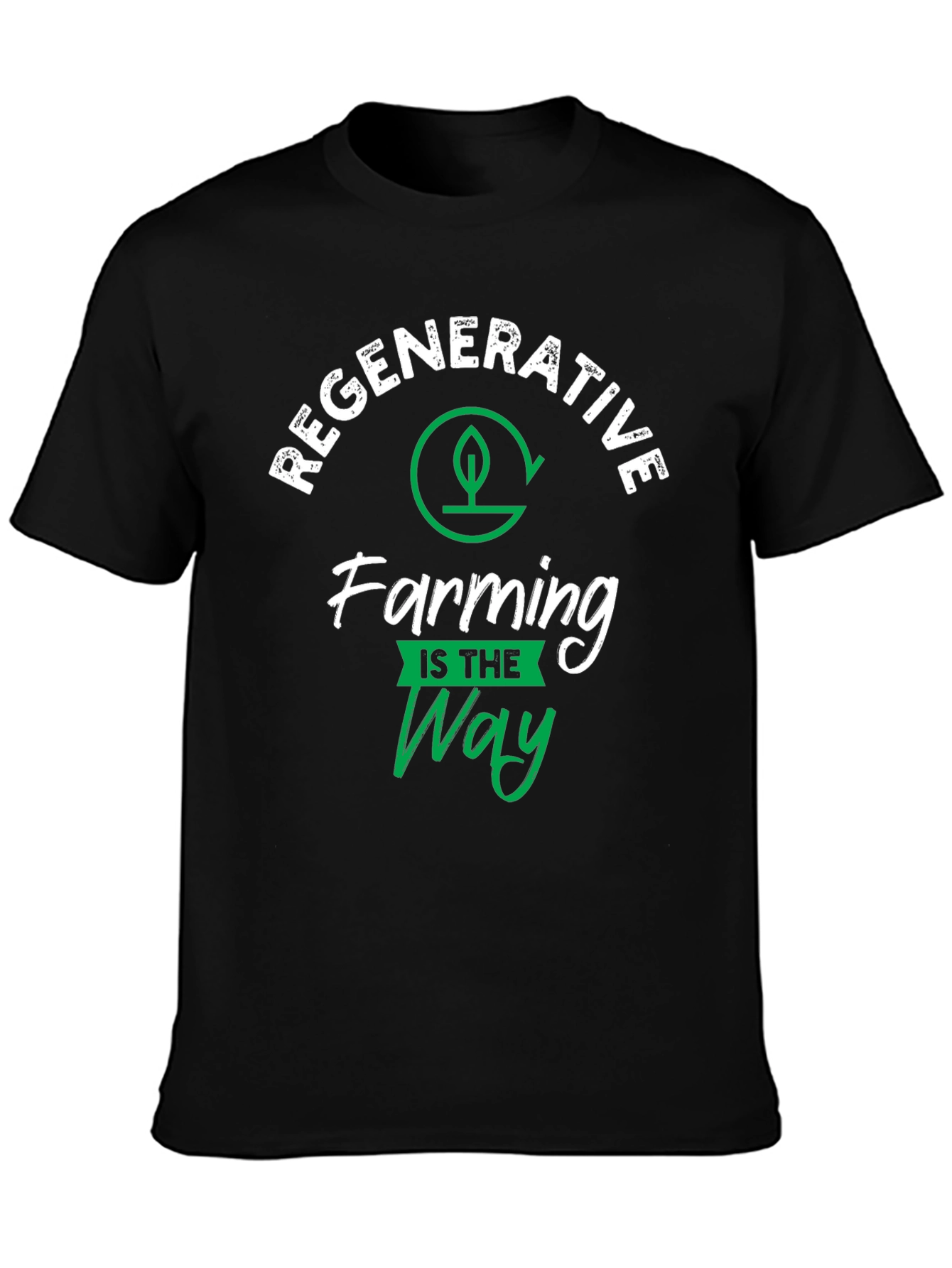Regenerative Farming T-Shirt - Eco-Friendly Cotton Tee