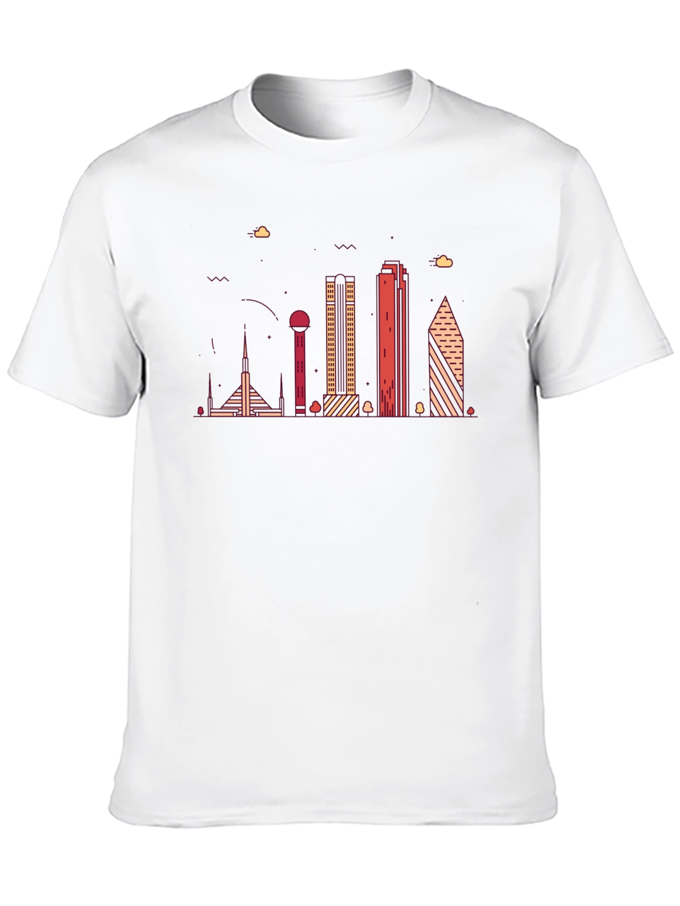 Modern Cityscape Graphic T-Shirt