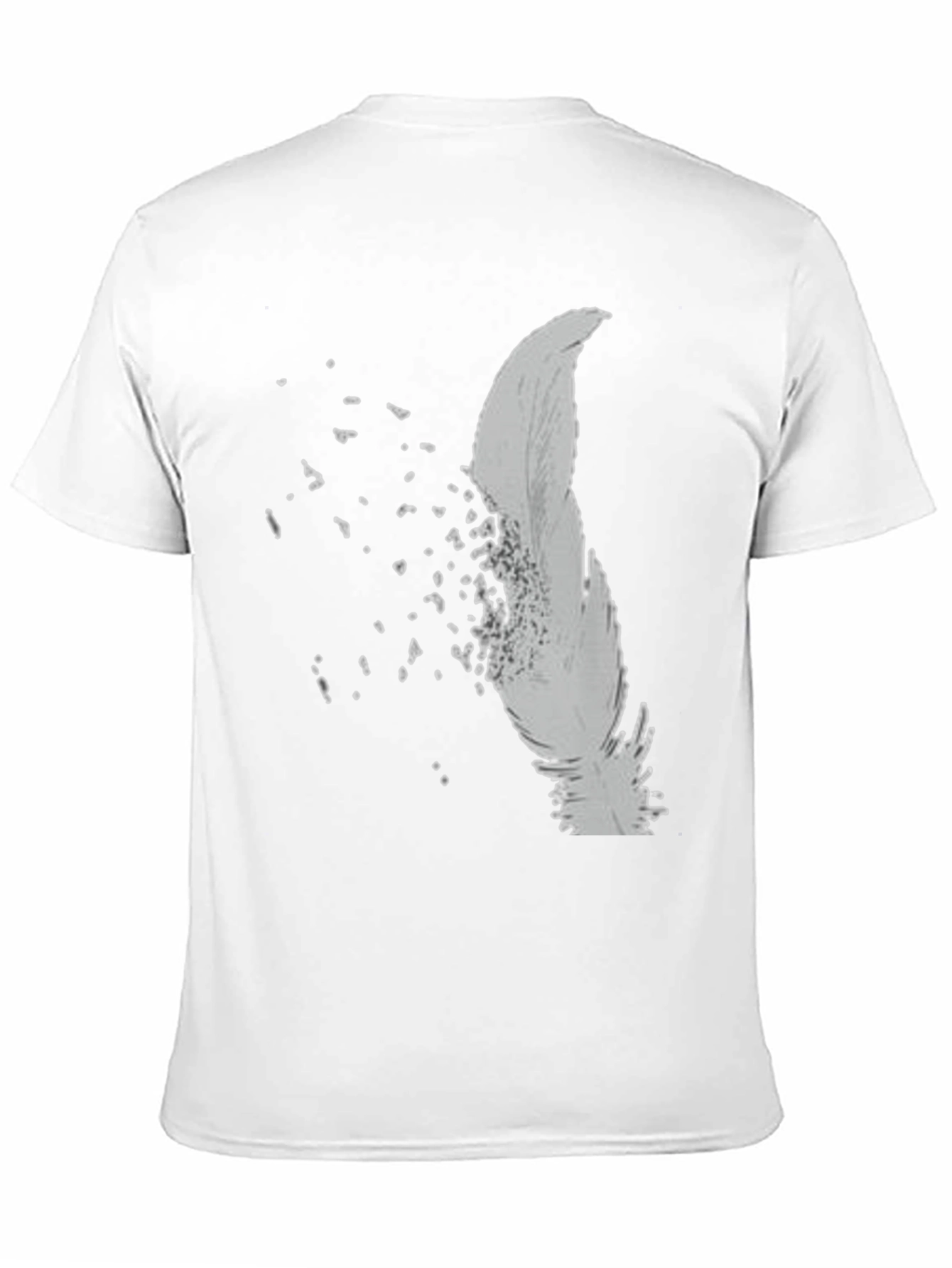Feather Fade Black Graphic Tee