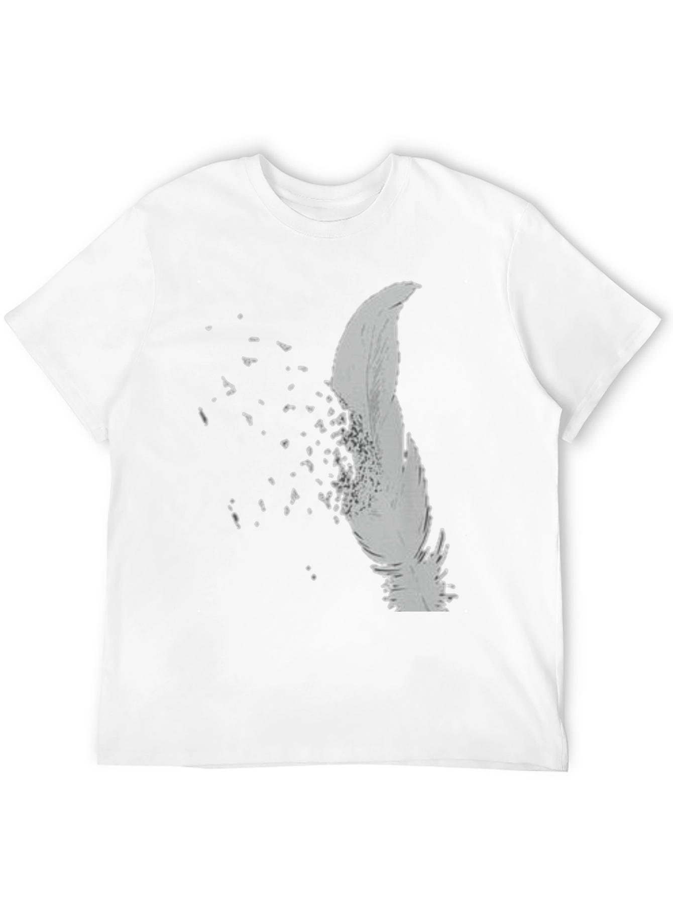 Feather Fade Black Graphic Tee