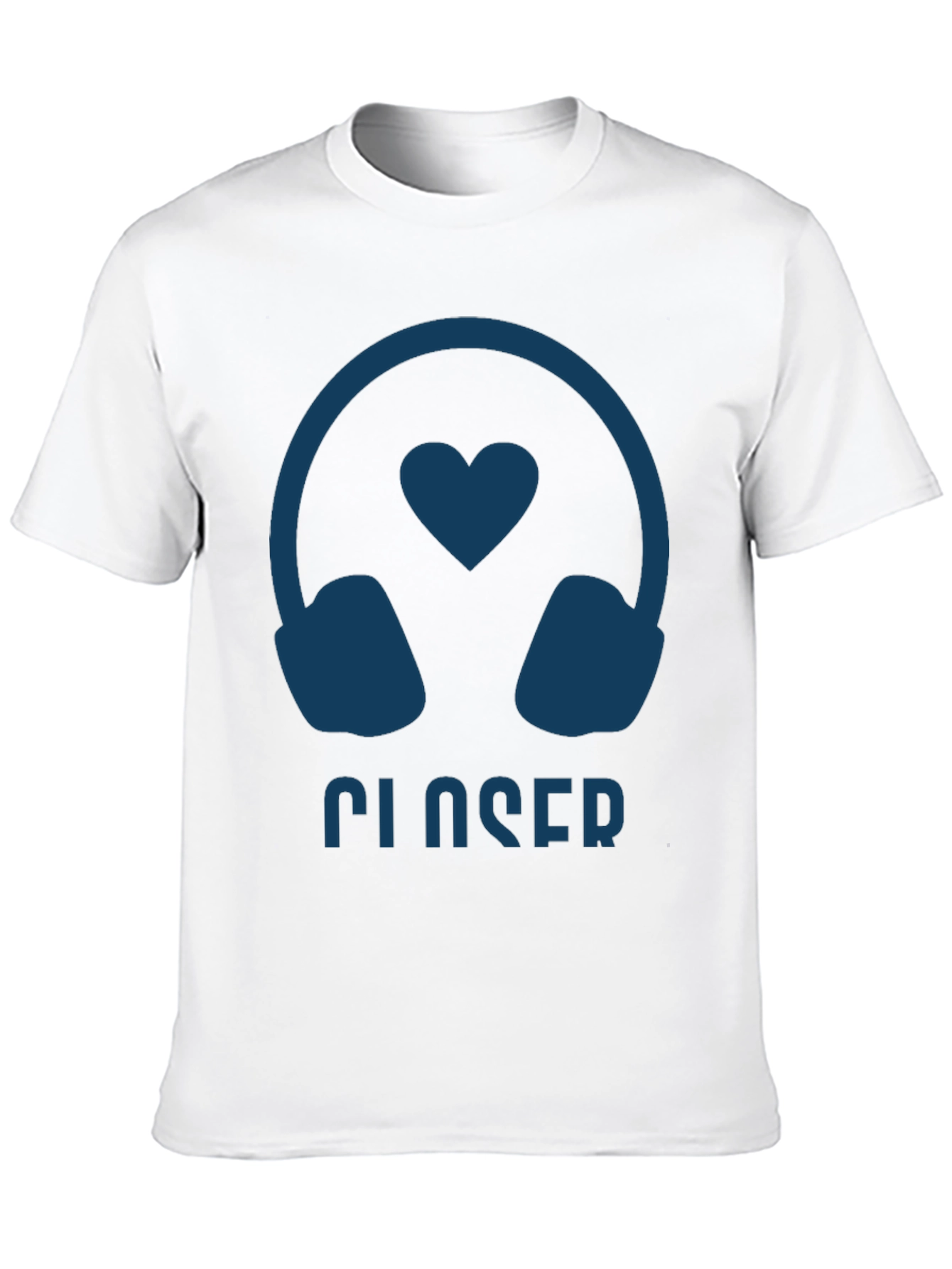 Closer Headphone Heart T-Shirt - Cool Music Lover Tee
