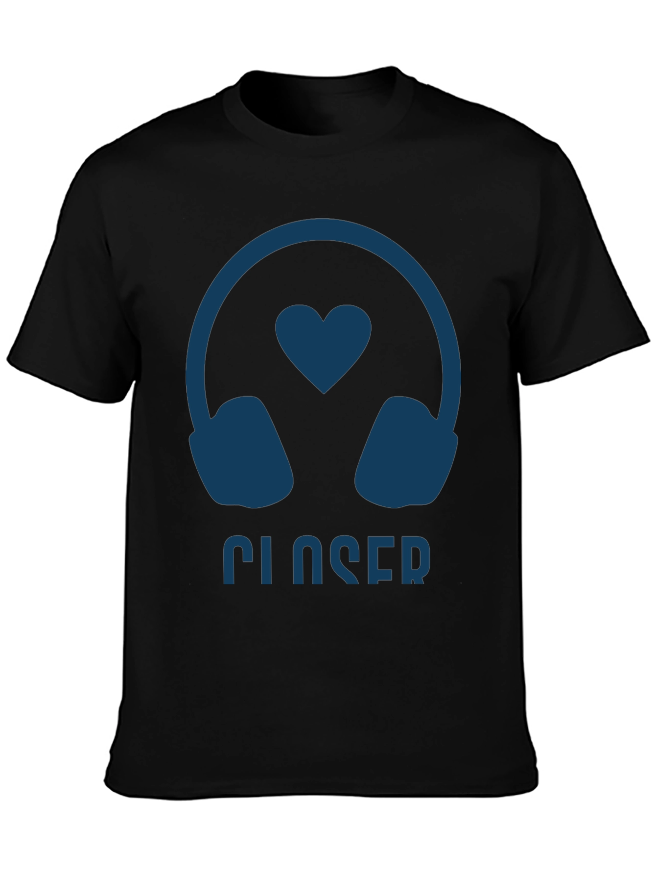 Closer Headphone Heart T-Shirt - Cool Music Lover Tee