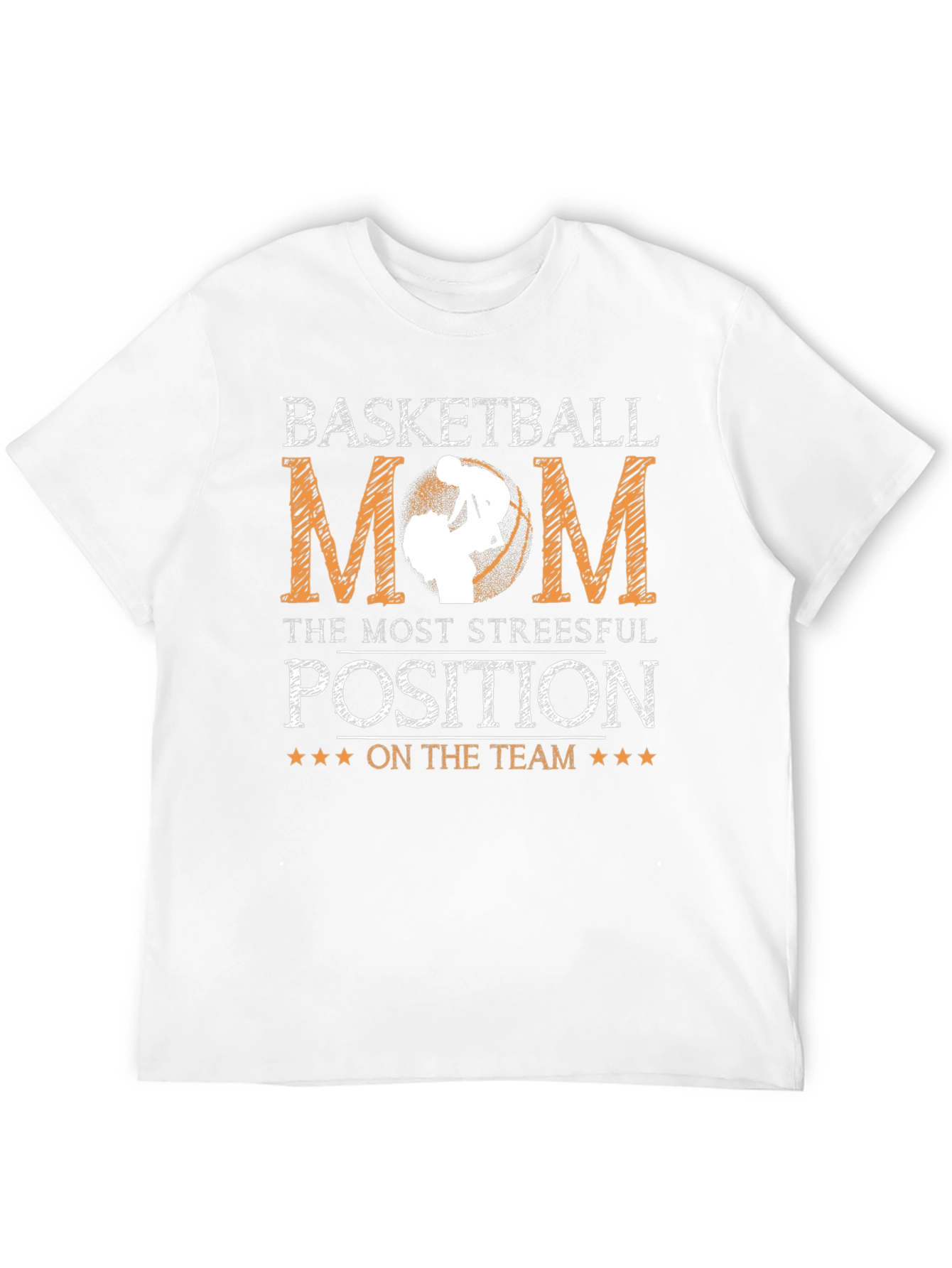 Basketball Mom T-Shirt - Stressful Position Tee