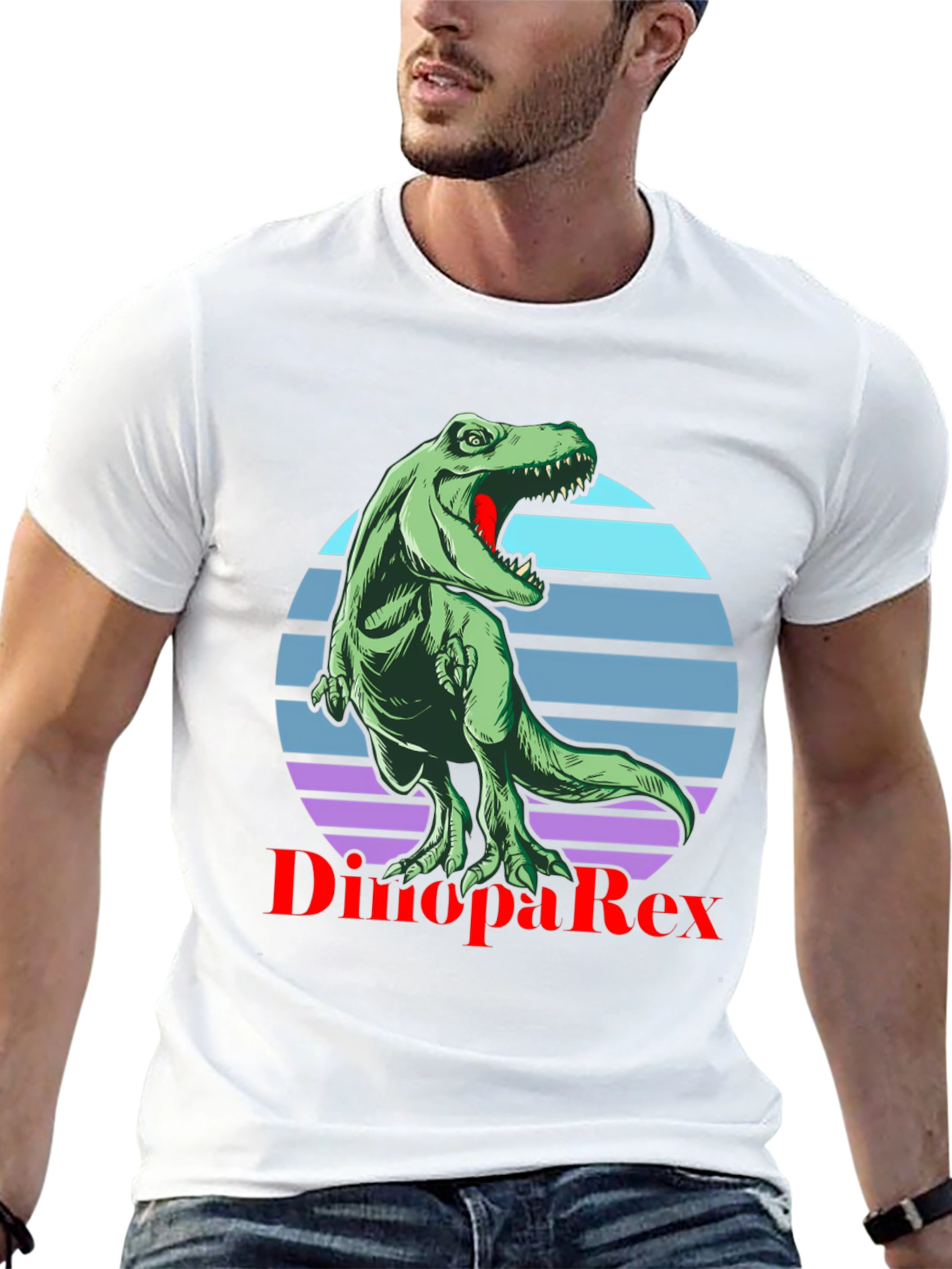 Dino PaRex T-Shirt - Retro Dinosaur Tee