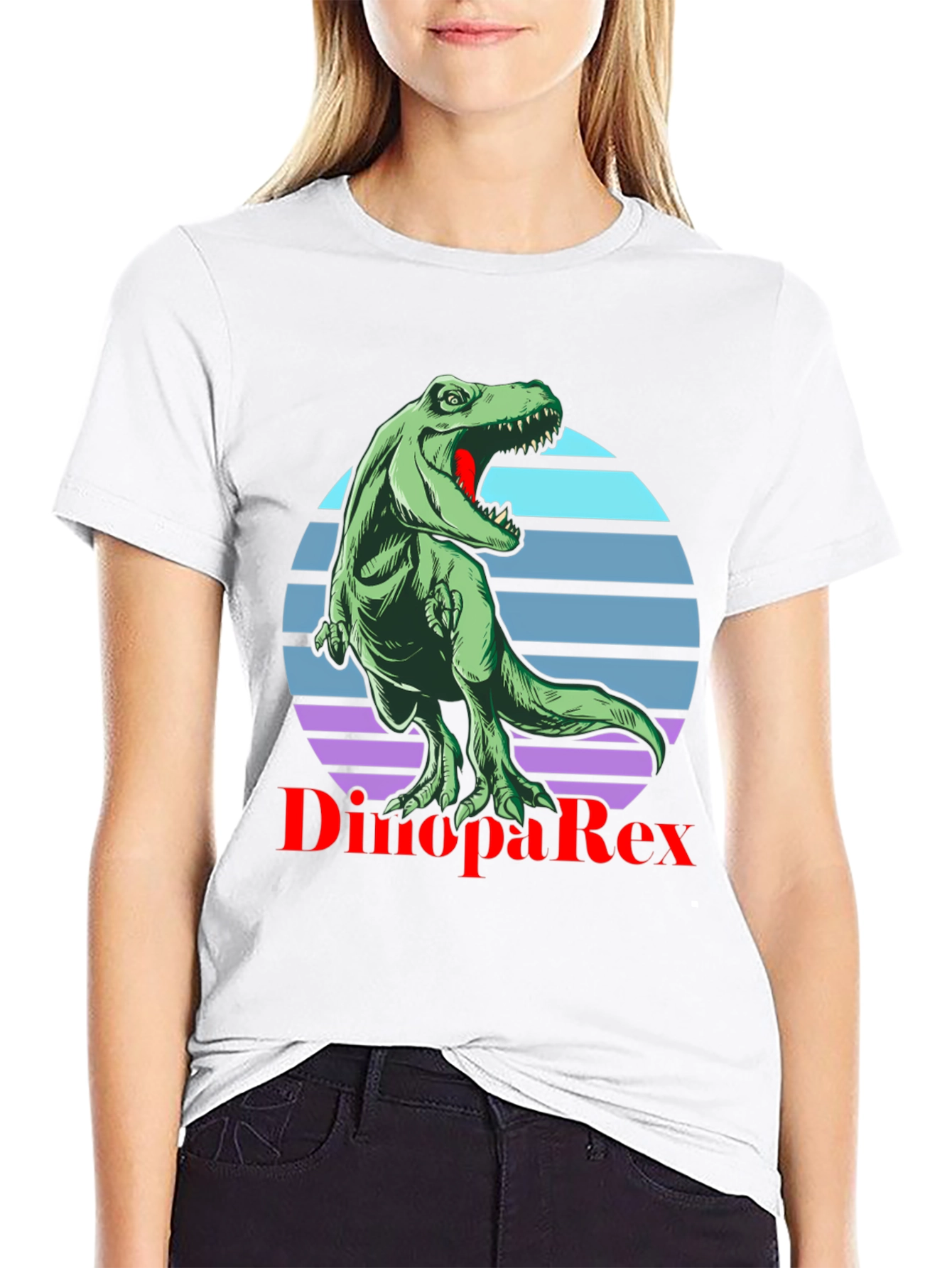 Dino PaRex T-Shirt - Retro Dinosaur Tee