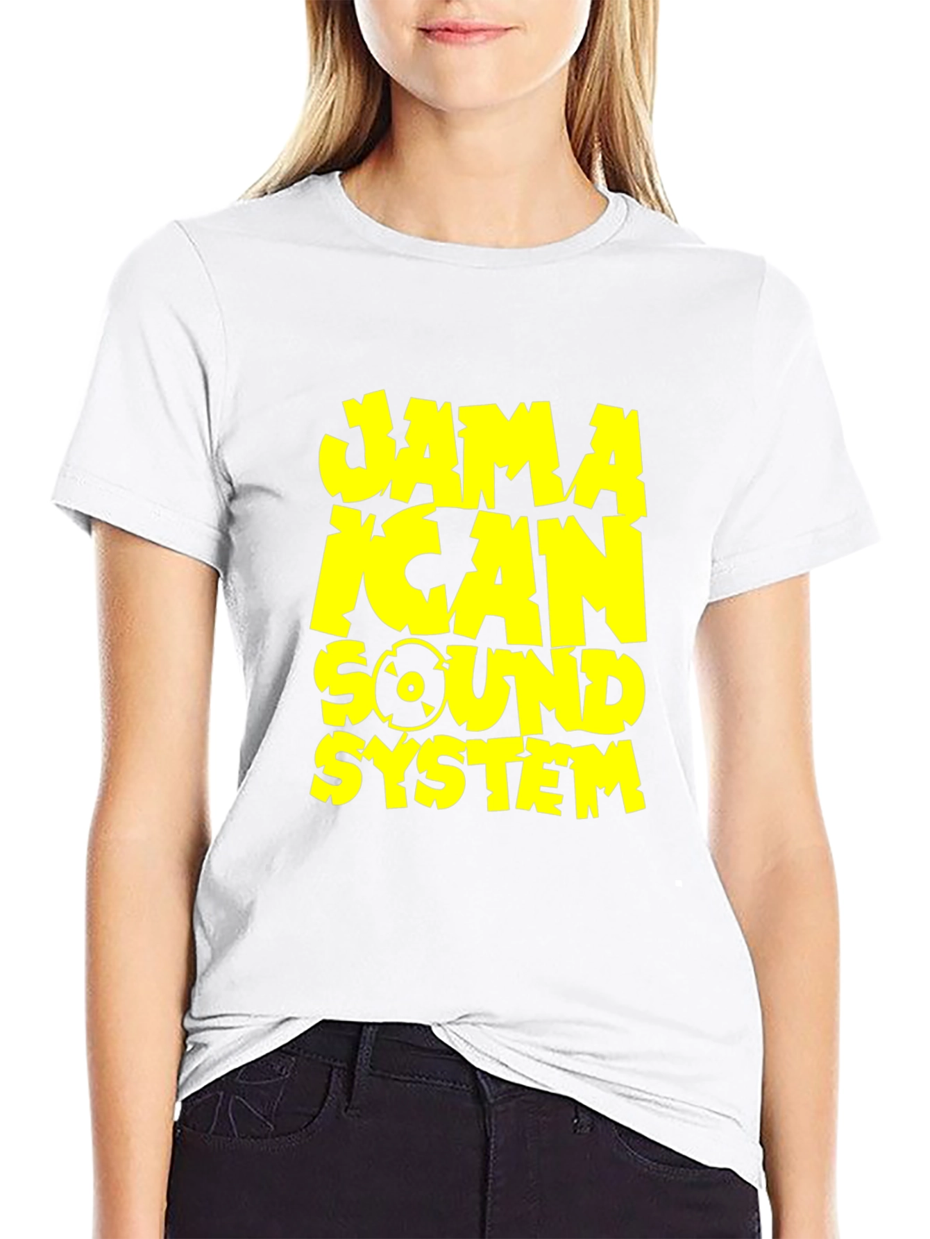 Jamaican Sound System Graphic Tee - Black