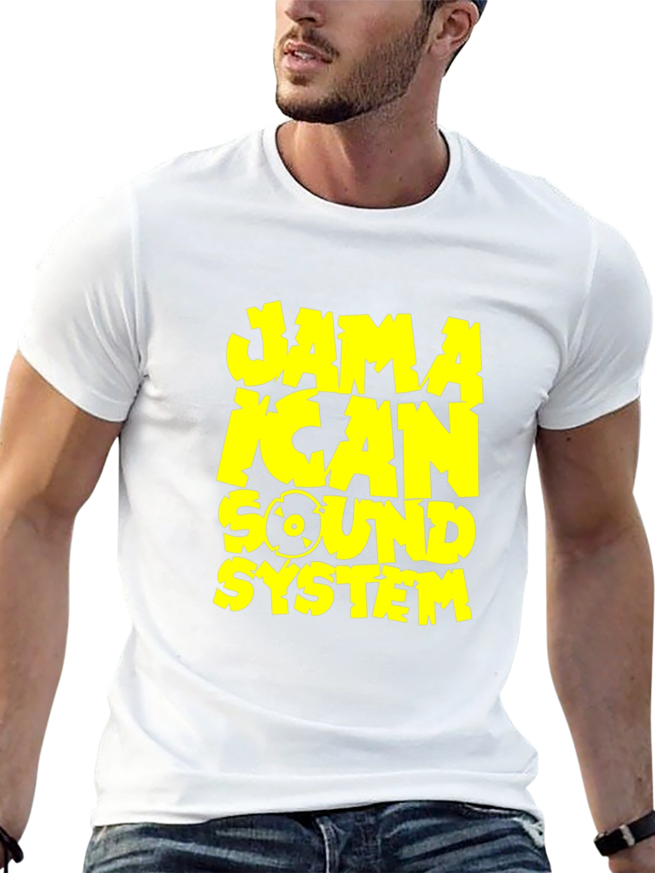 Jamaican Sound System Graphic Tee - Black