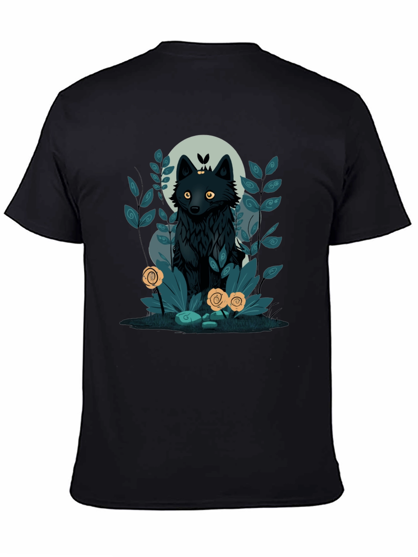 Mystic Wolf Graphic Tee - Unique Design