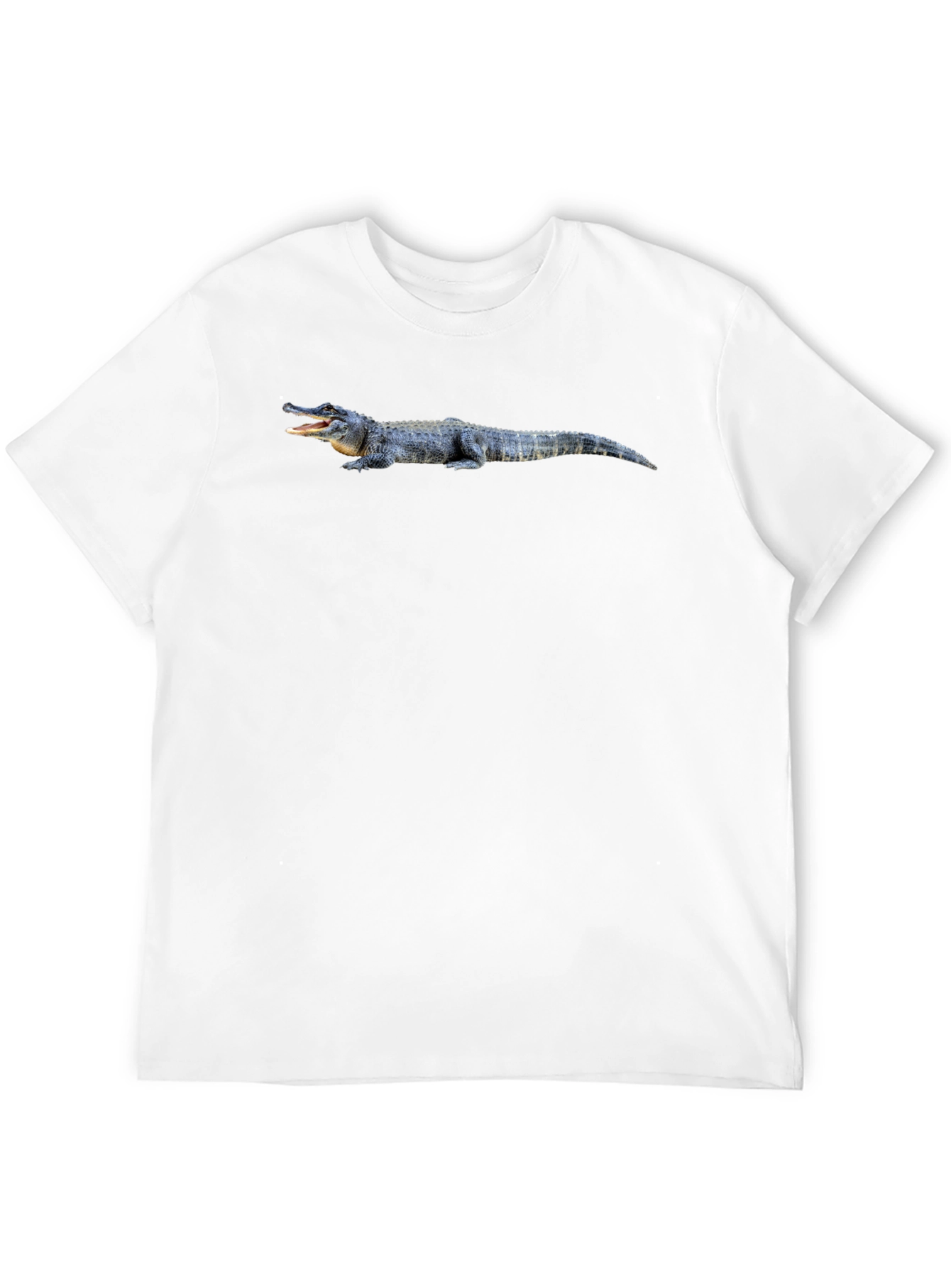 Alligator Graphic Tee - Black Cotton T-Shirt