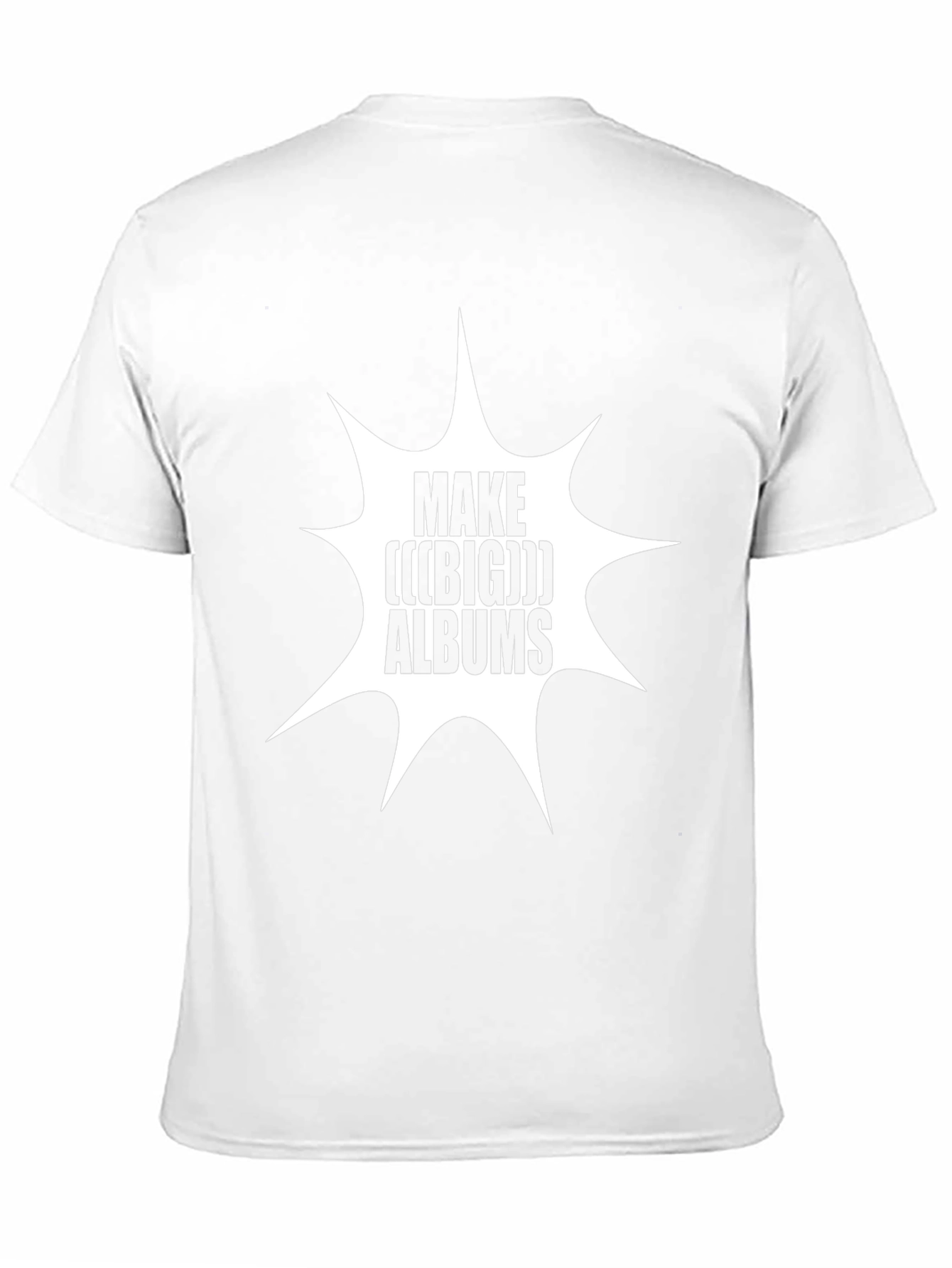 Make (((BIG))) Albums Black Graphic T-Shirt
