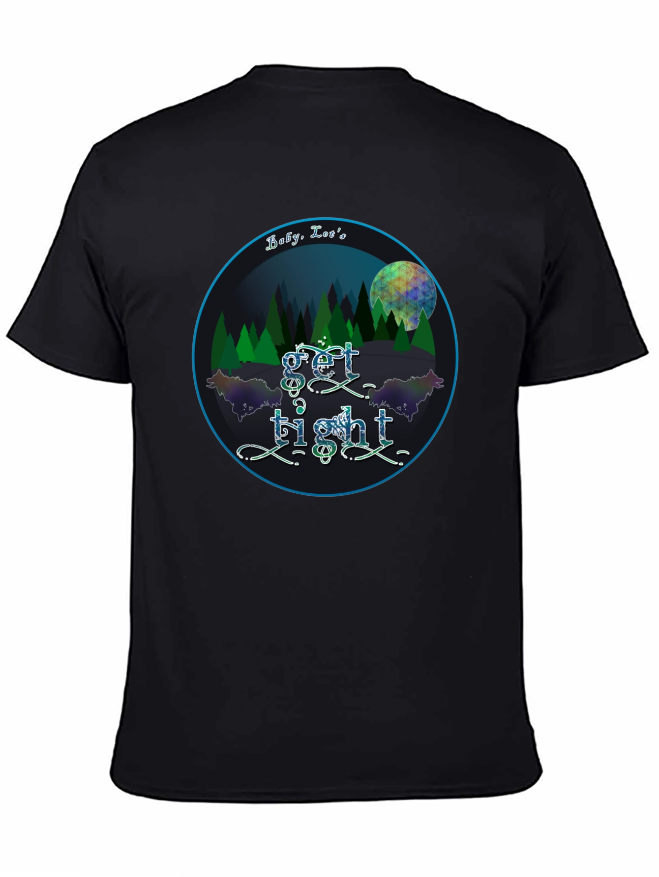 Get Tight Graphic Tee - Unisex Black T-Shirt
