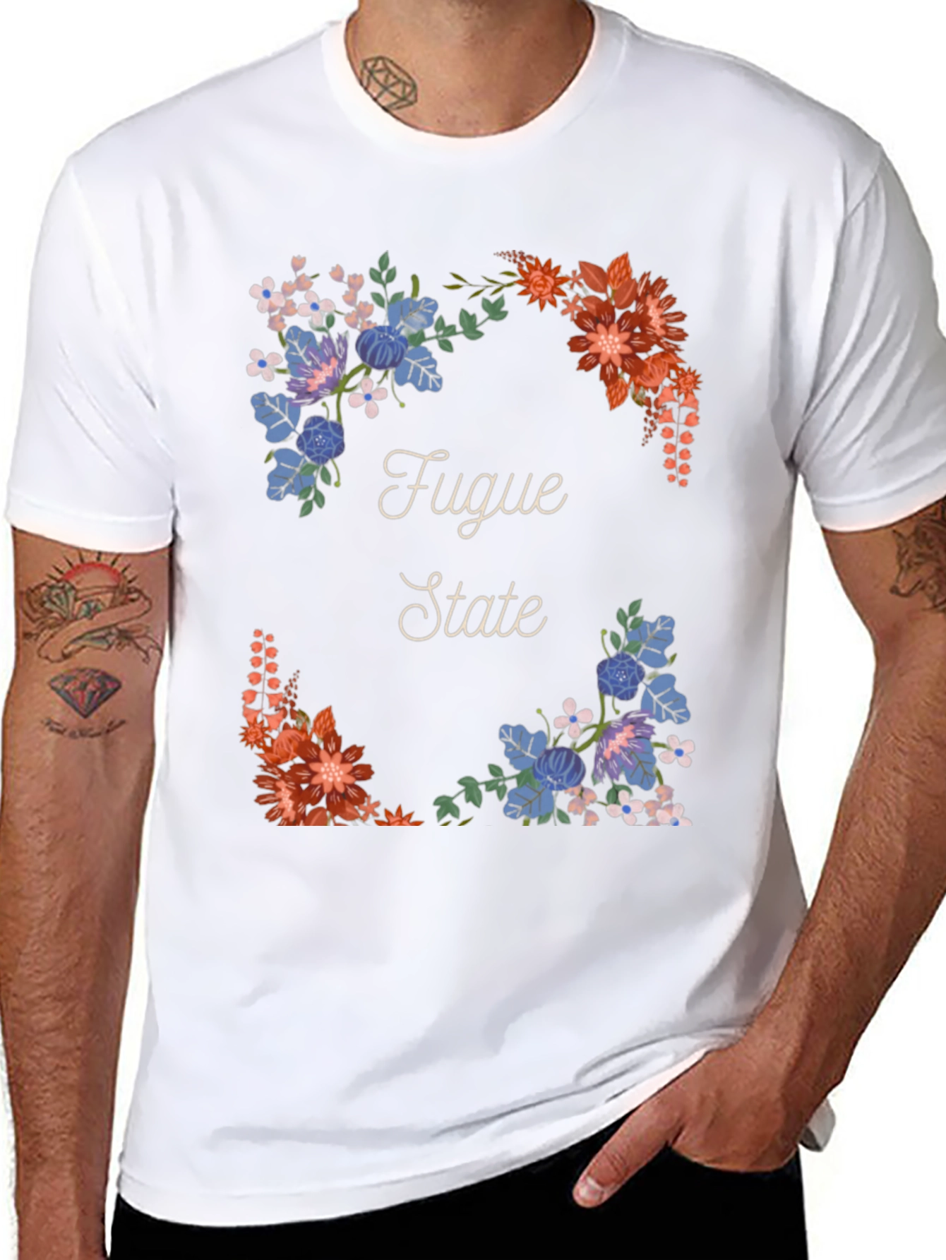 Fugue State Floral Graphic T-Shirt