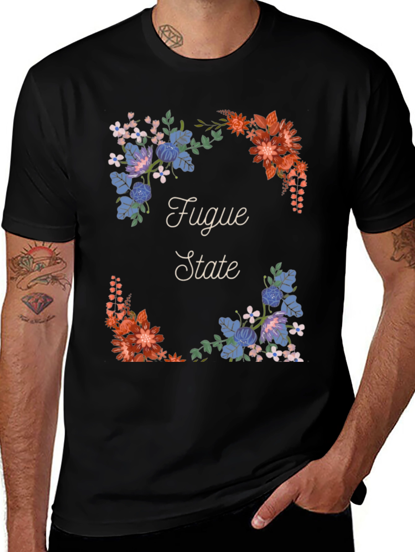 Fugue State Floral Graphic T-Shirt