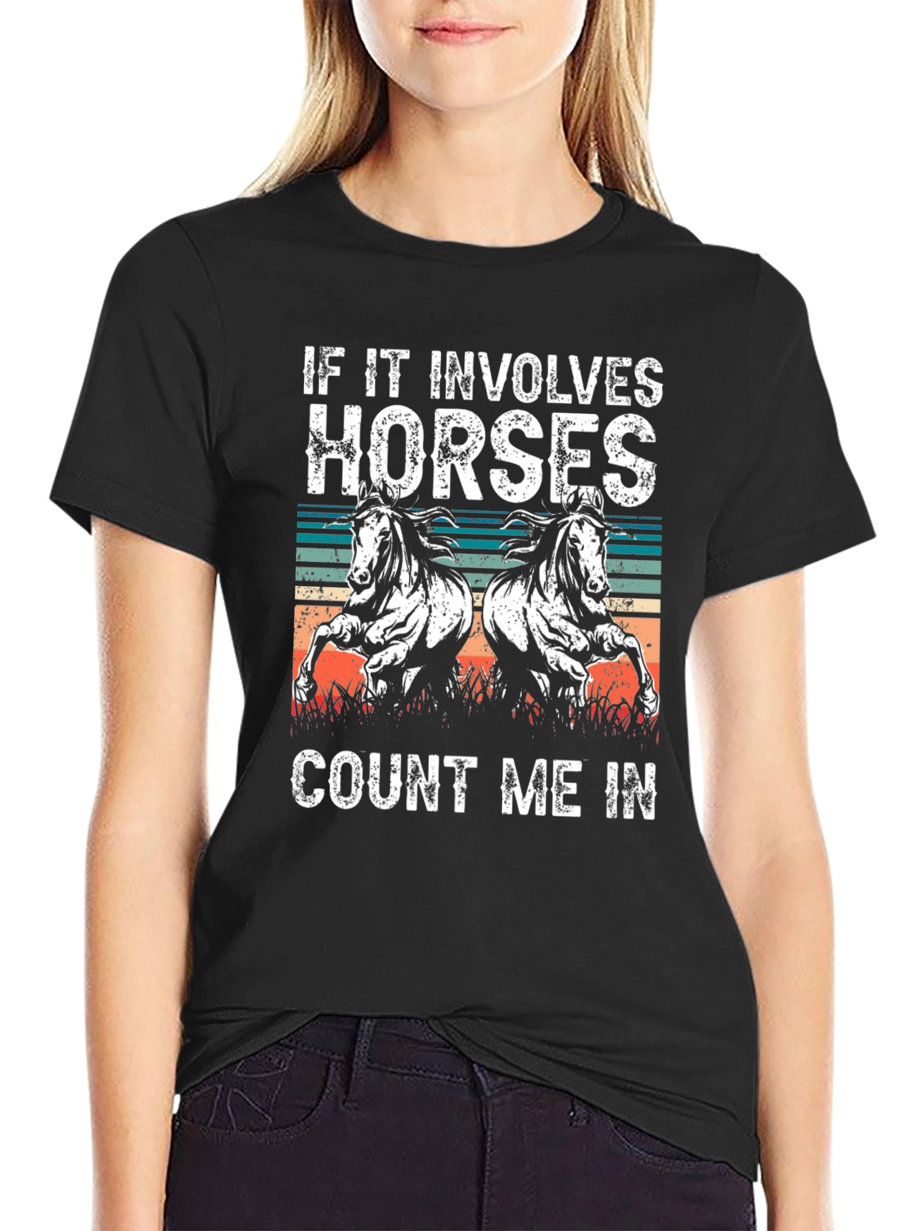 If It Involves Horses T-Shirt