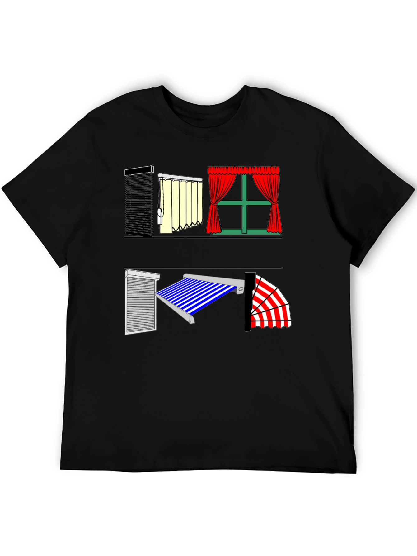 Novelty Windows T-Shirt Unique Design