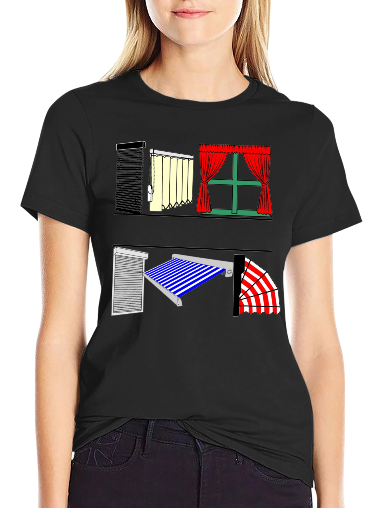 Novelty Windows T-Shirt Unique Design