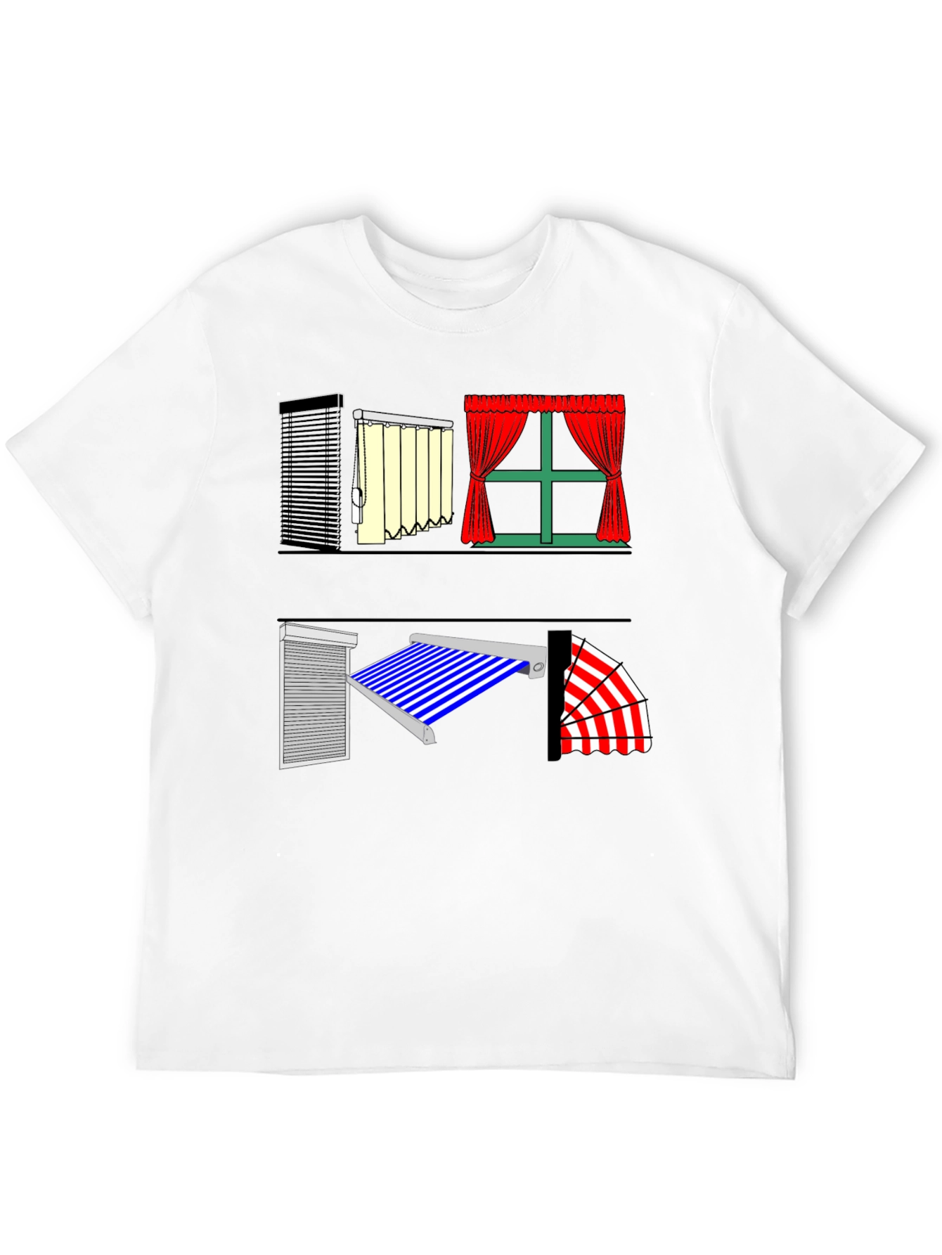 Novelty Windows T-Shirt Unique Design