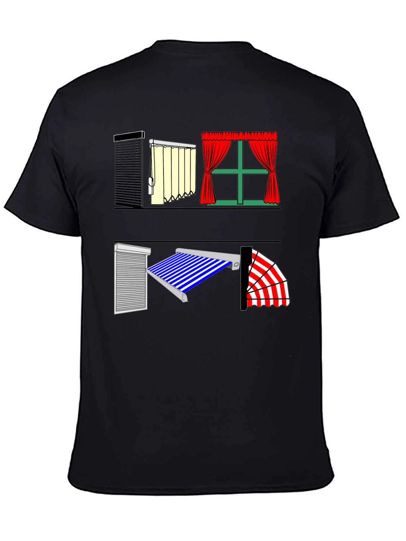 Novelty Windows T-Shirt Unique Design