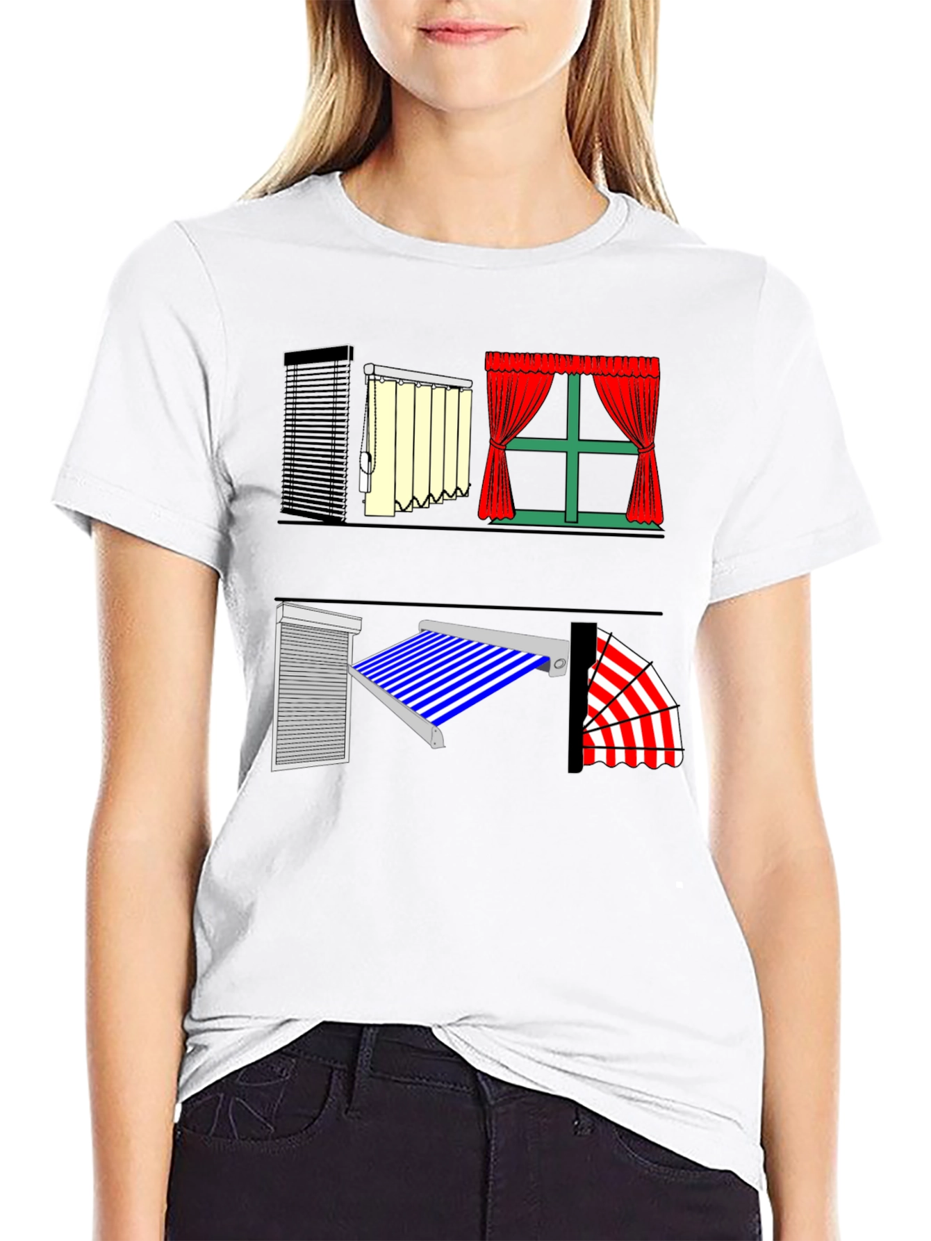 Novelty Windows T-Shirt Unique Design