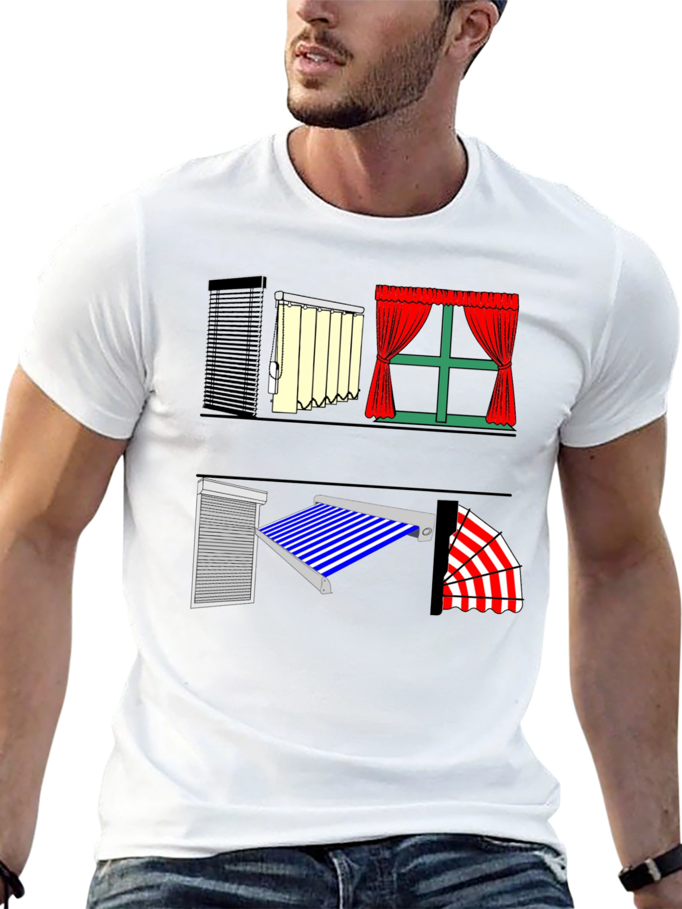 Novelty Windows T-Shirt Unique Design