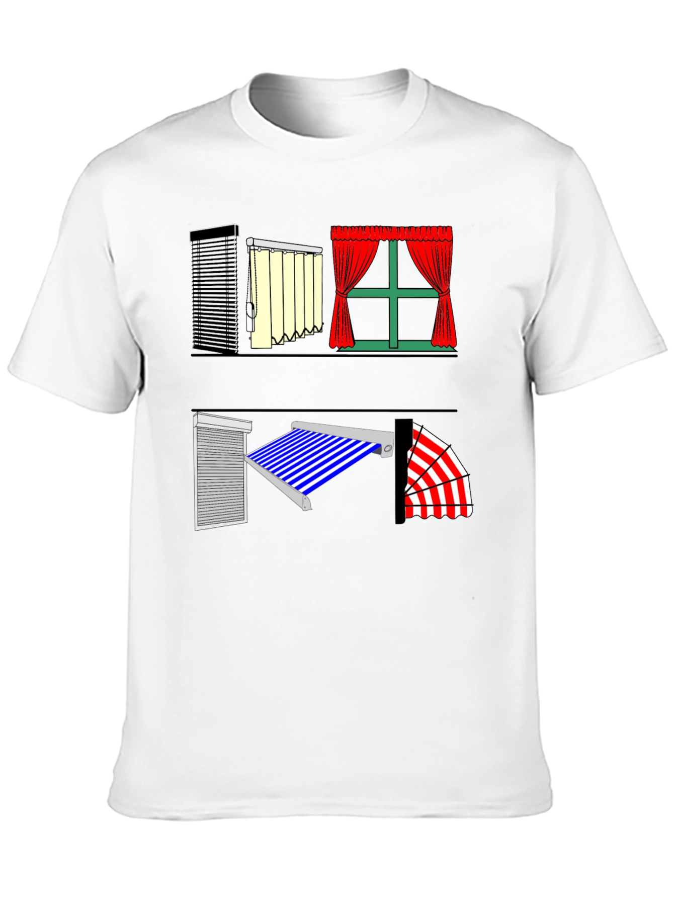 Novelty Windows T-Shirt Unique Design