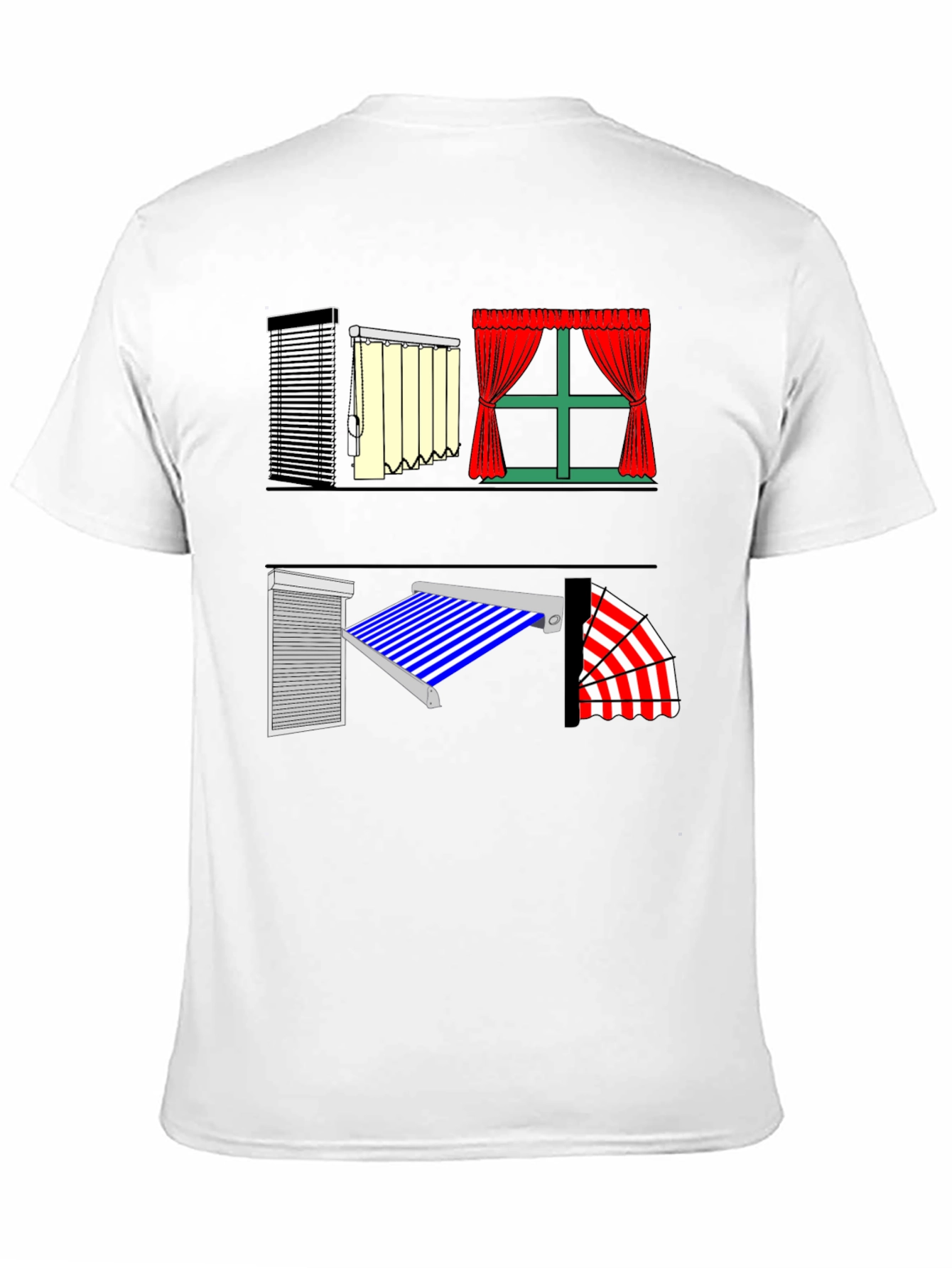 Novelty Windows T-Shirt Unique Design