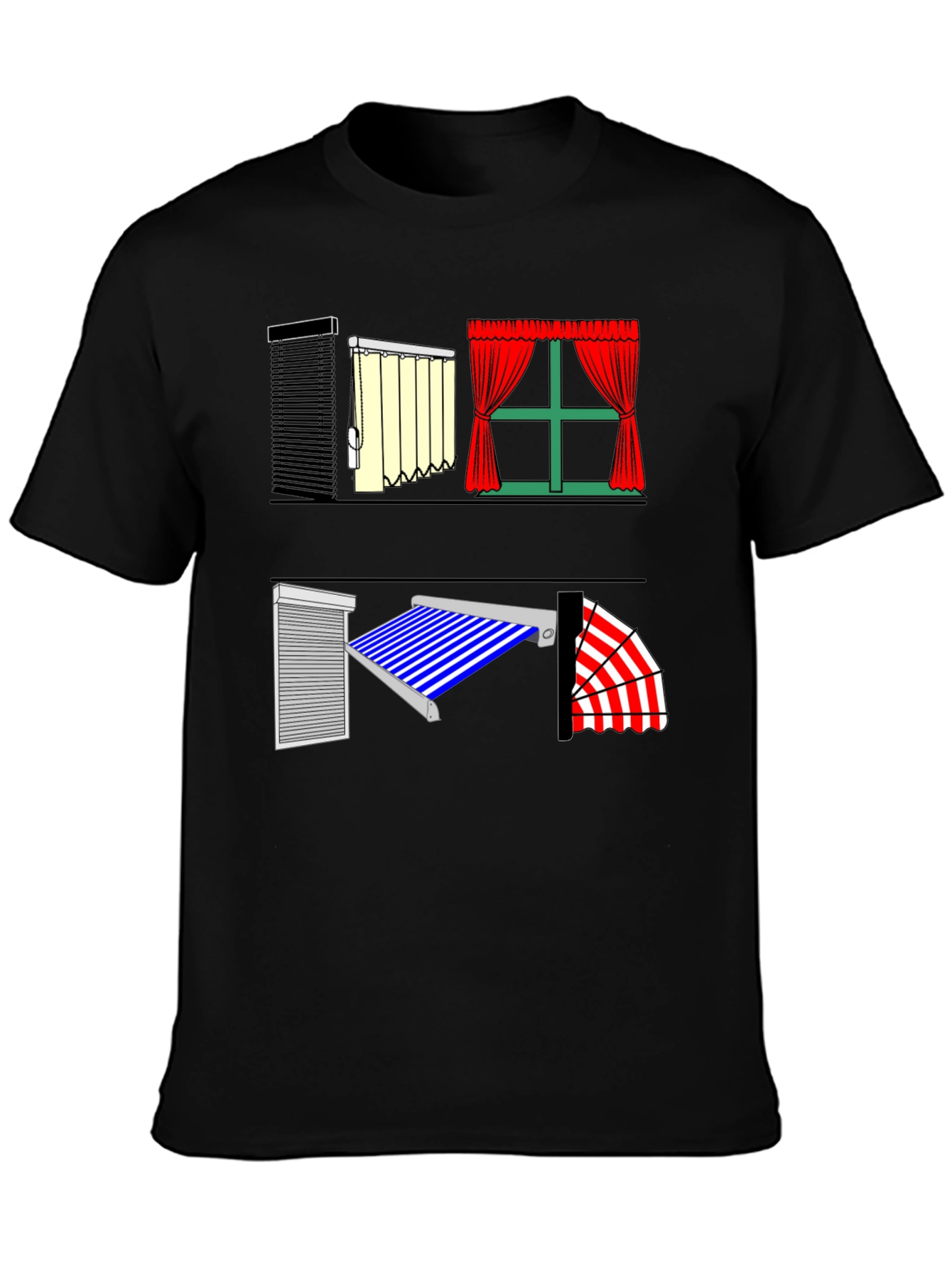 Novelty Windows T-Shirt Unique Design