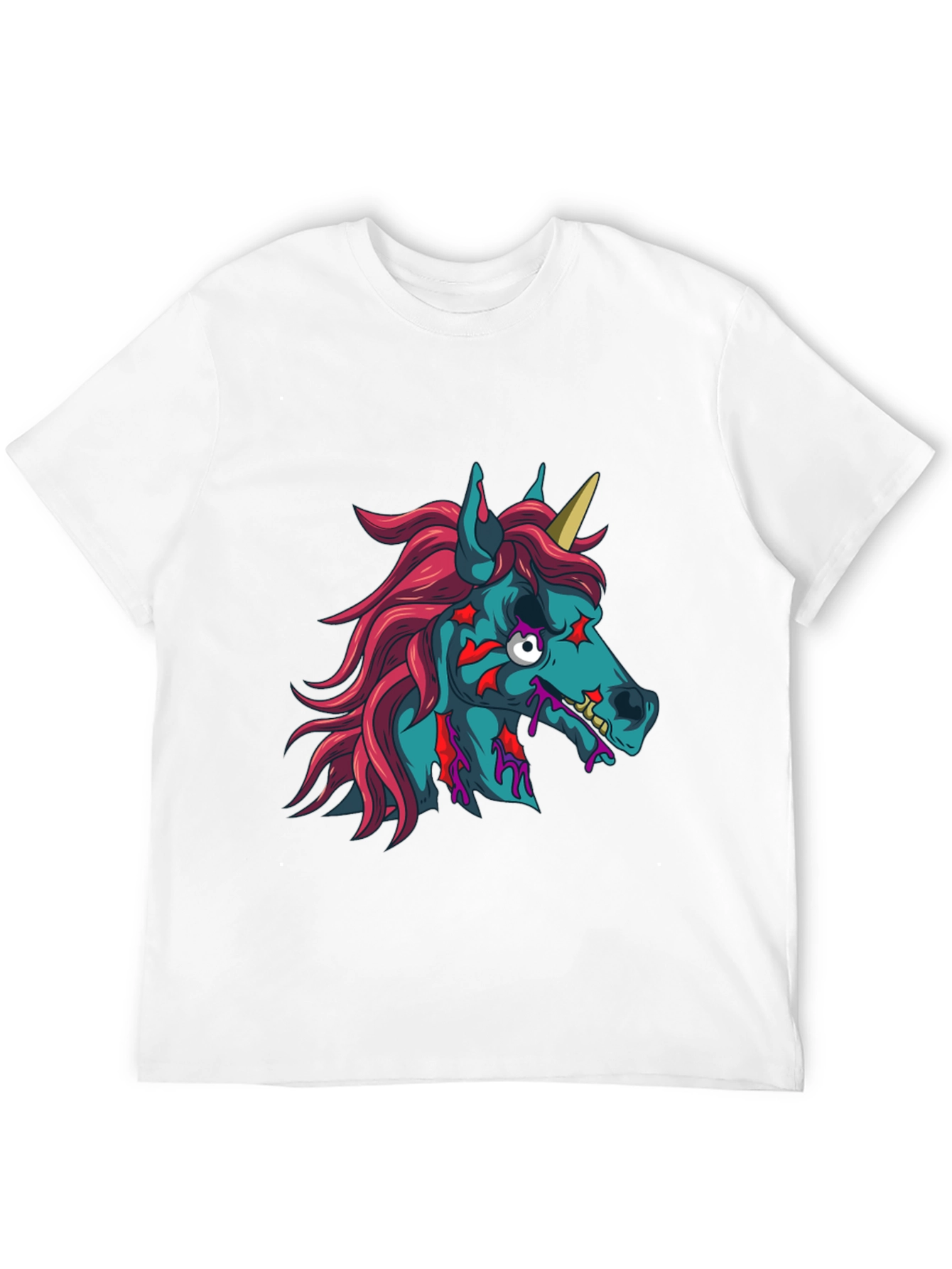 Zombie Unicorn Graphic T-Shirt