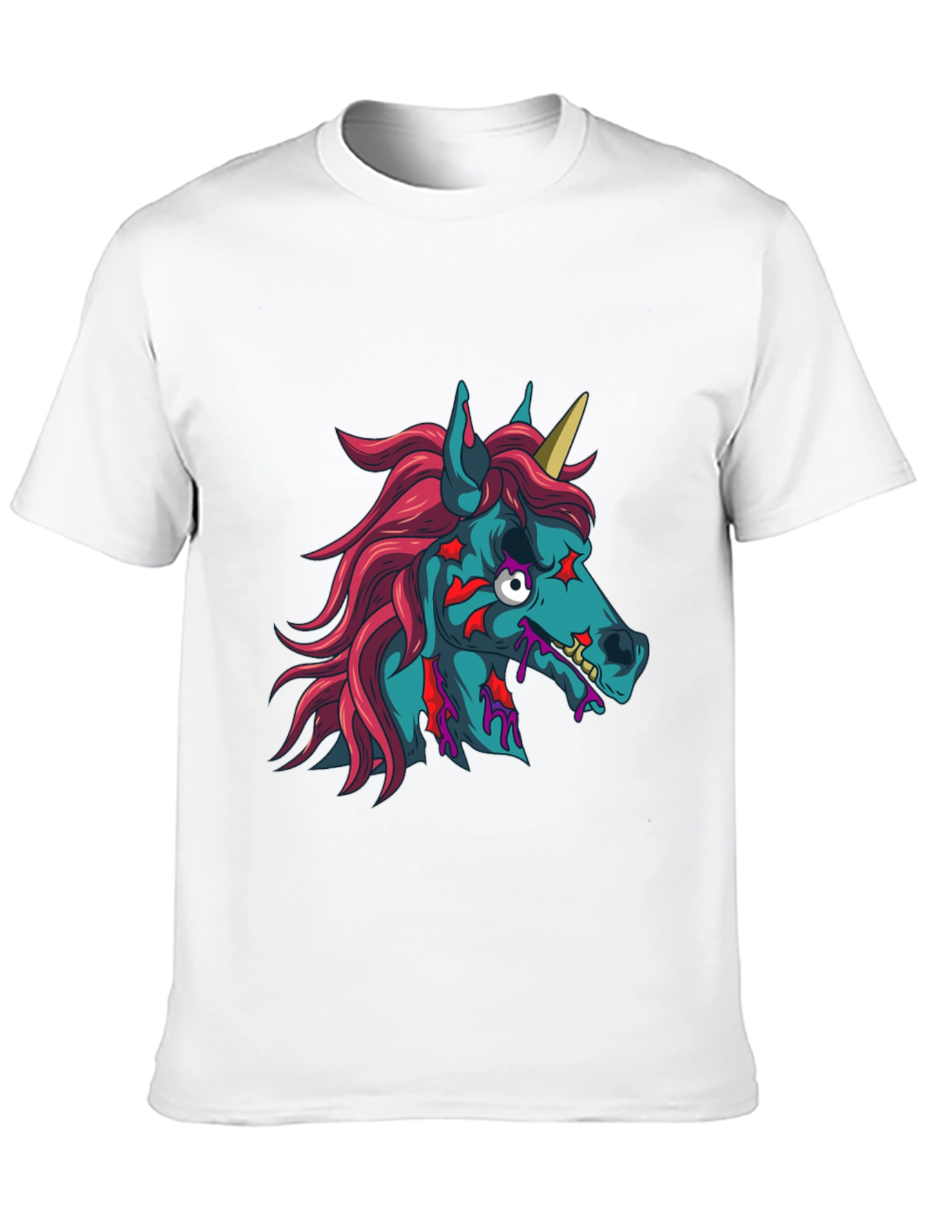 Zombie Unicorn Graphic T-Shirt