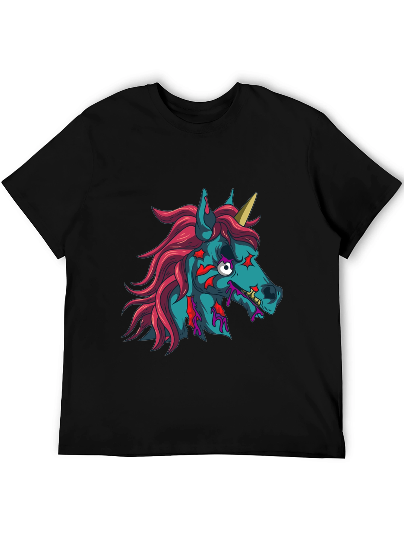 Zombie Unicorn Graphic T-Shirt