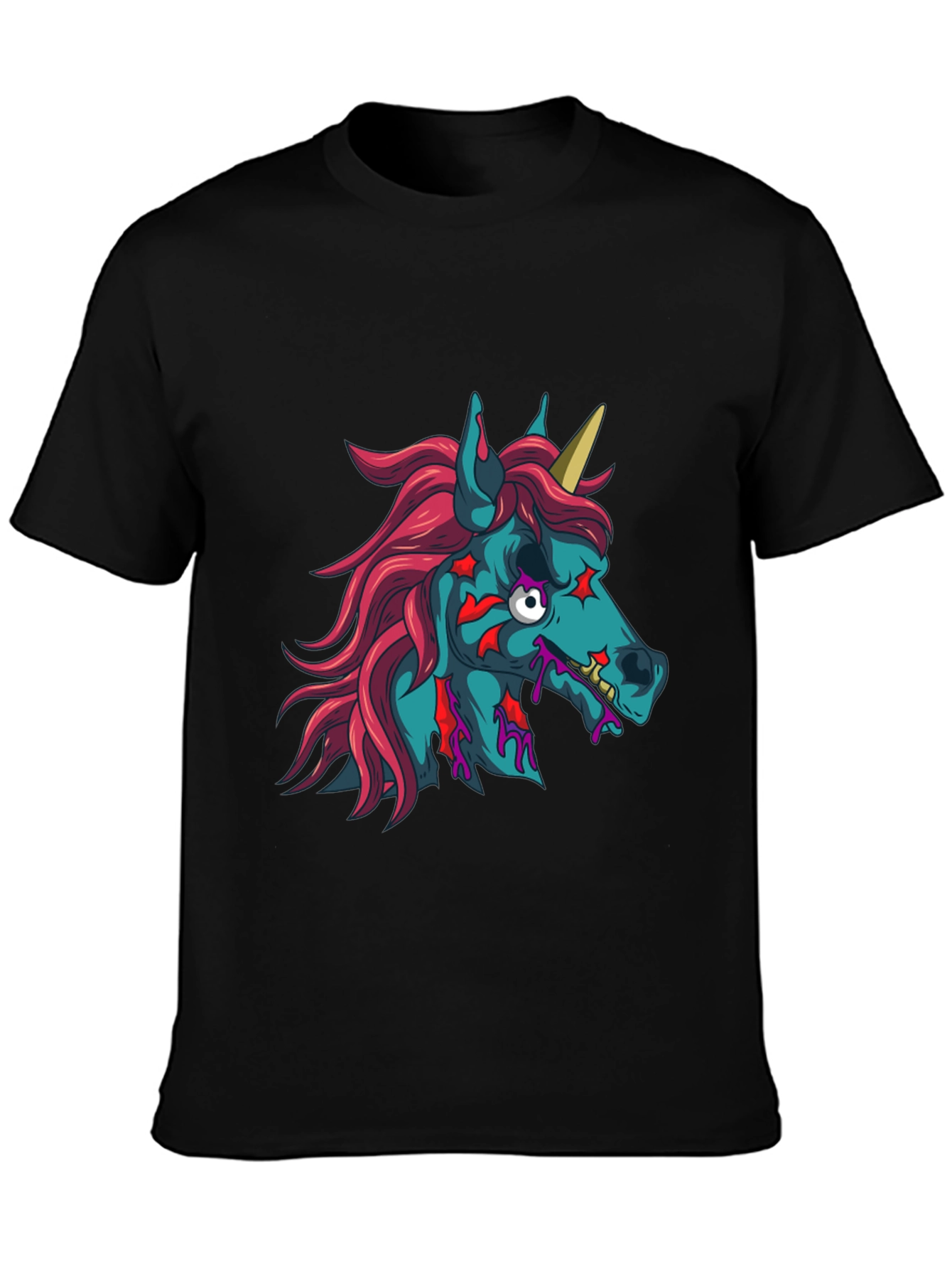 Zombie Unicorn Graphic T-Shirt