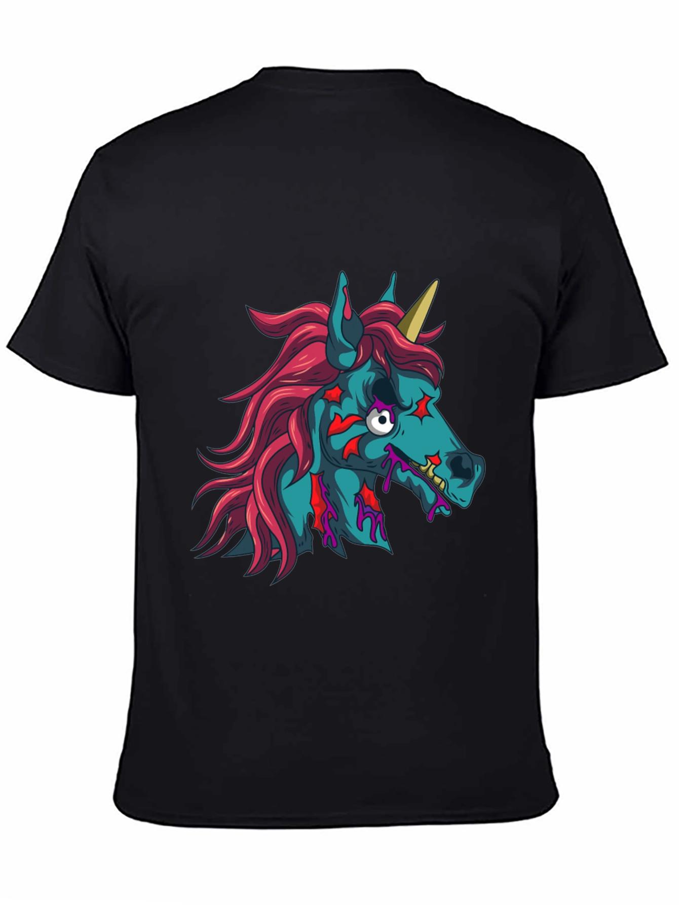 Zombie Unicorn Graphic T-Shirt
