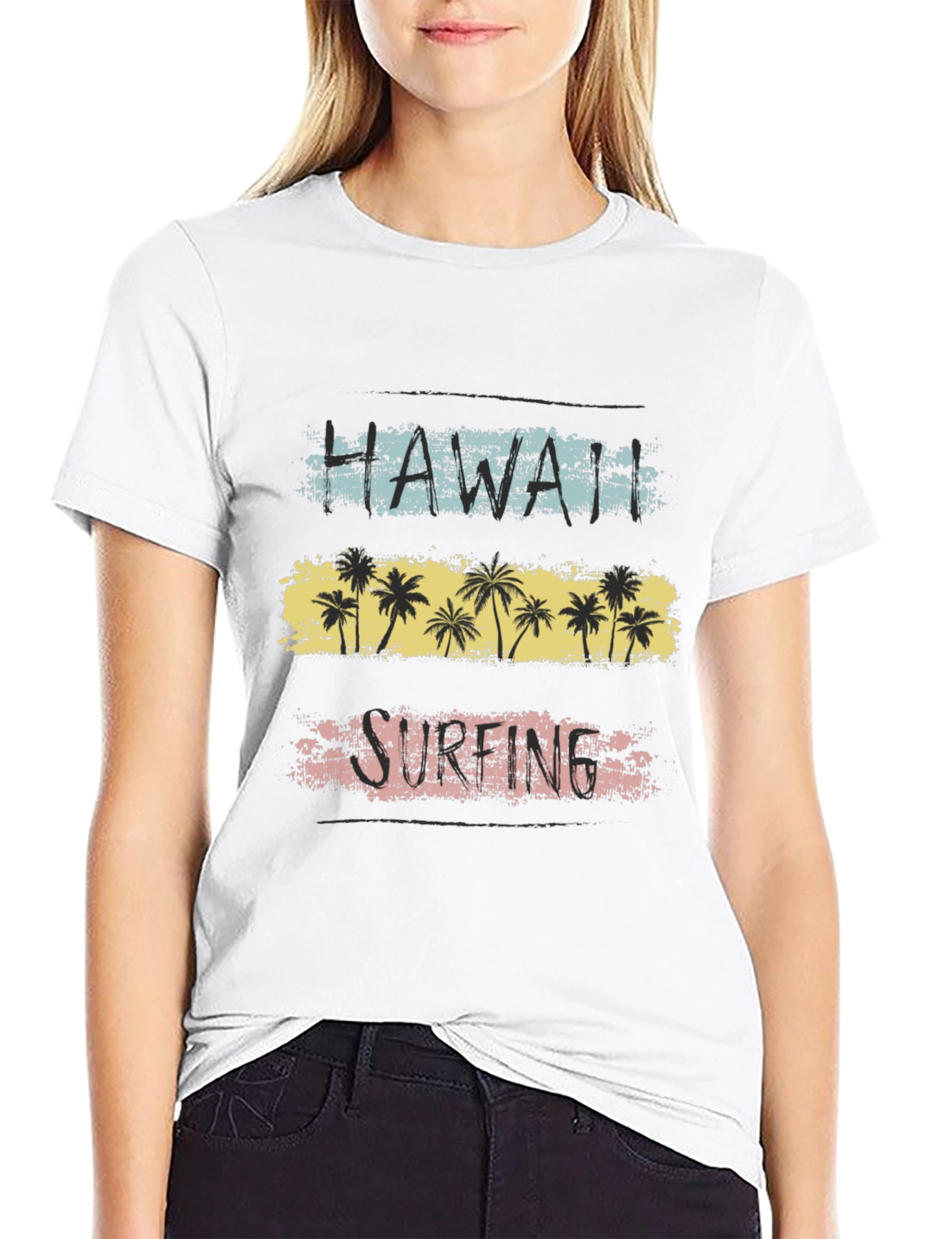 Hawaii Surfing Retro T-Shirt