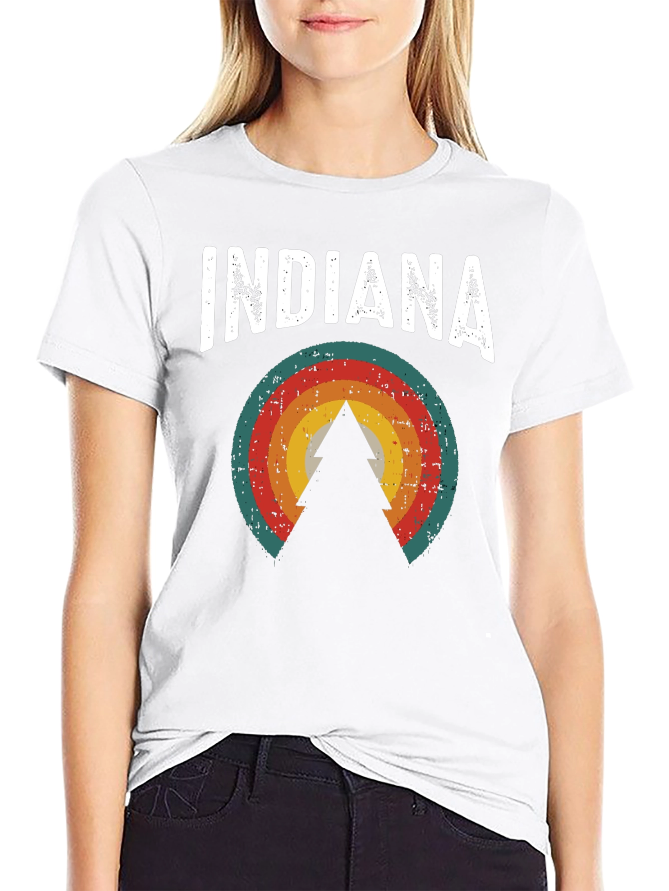 Indiana Graphic Tee - Retro State Pride T-Shirt