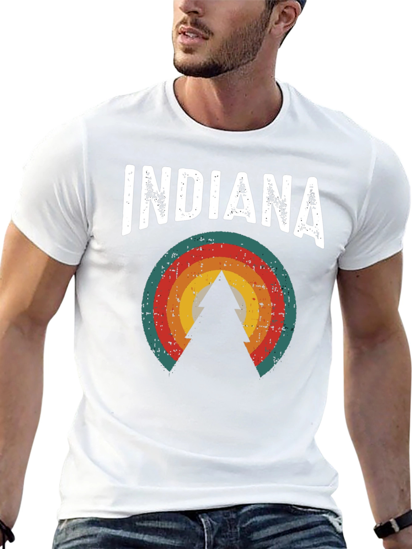 Indiana Graphic Tee - Retro State Pride T-Shirt