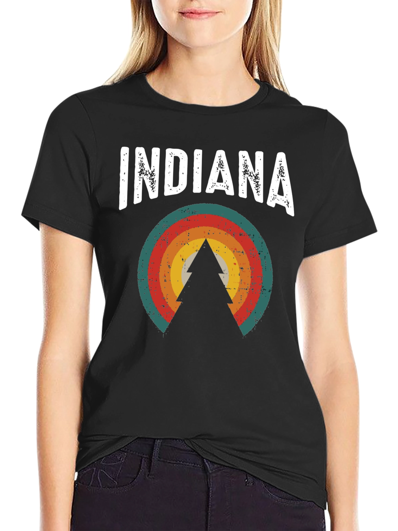 Indiana Graphic Tee - Retro State Pride T-Shirt